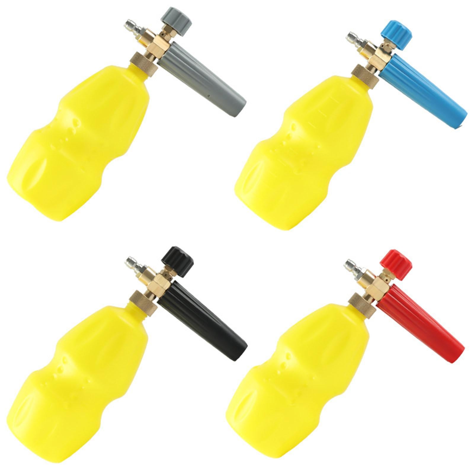 Snow Foam Lance Bottle 1/4 inch Quick Connect for Automotive Detailing black