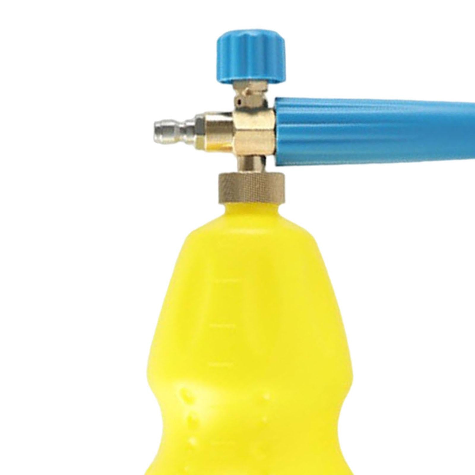 Snow Foam Lance Bottle 1/4 inch Quick Connect for Automotive Detailing blue