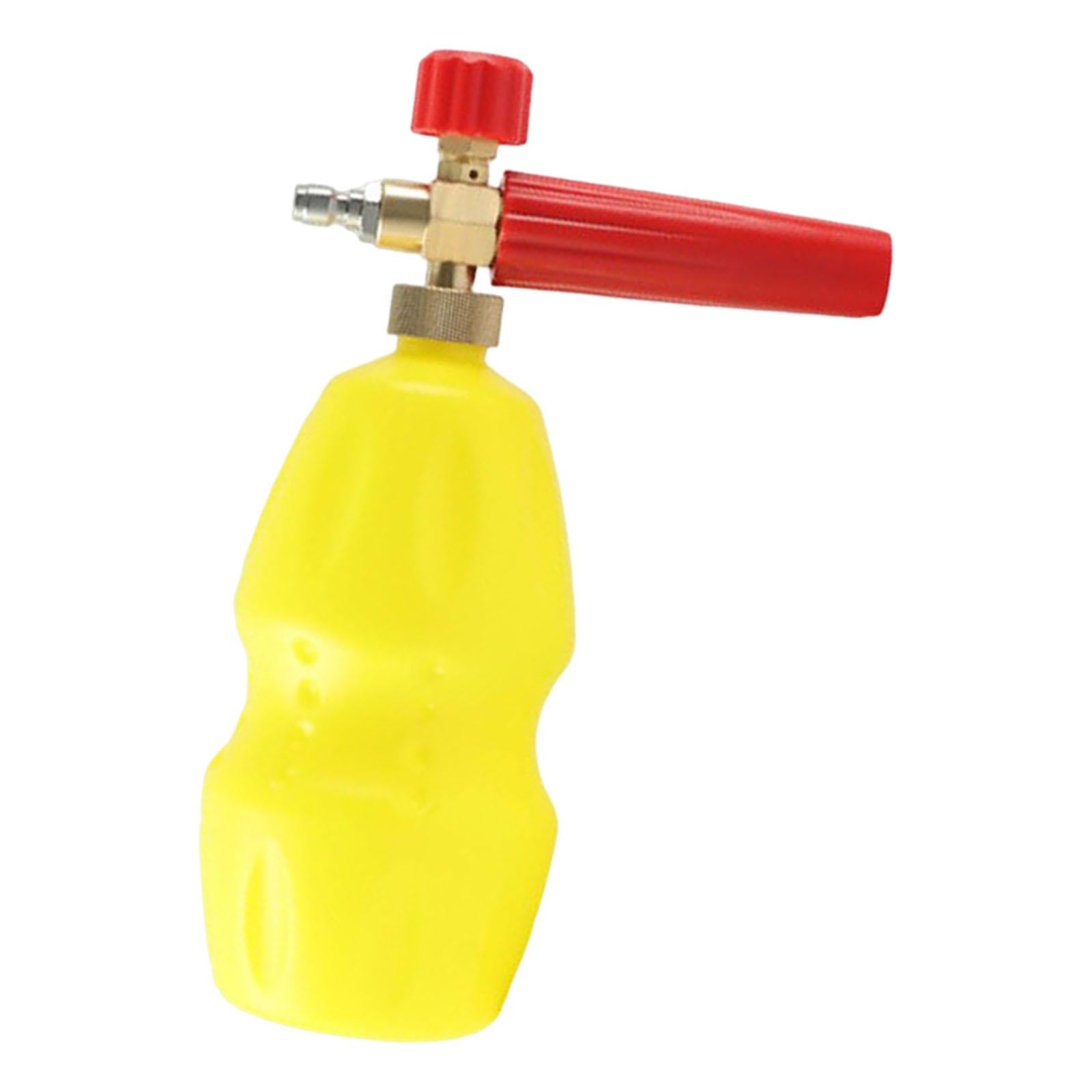 Snow Foam Lance Bottle 1/4 inch Quick Connect for Automotive Detailing red