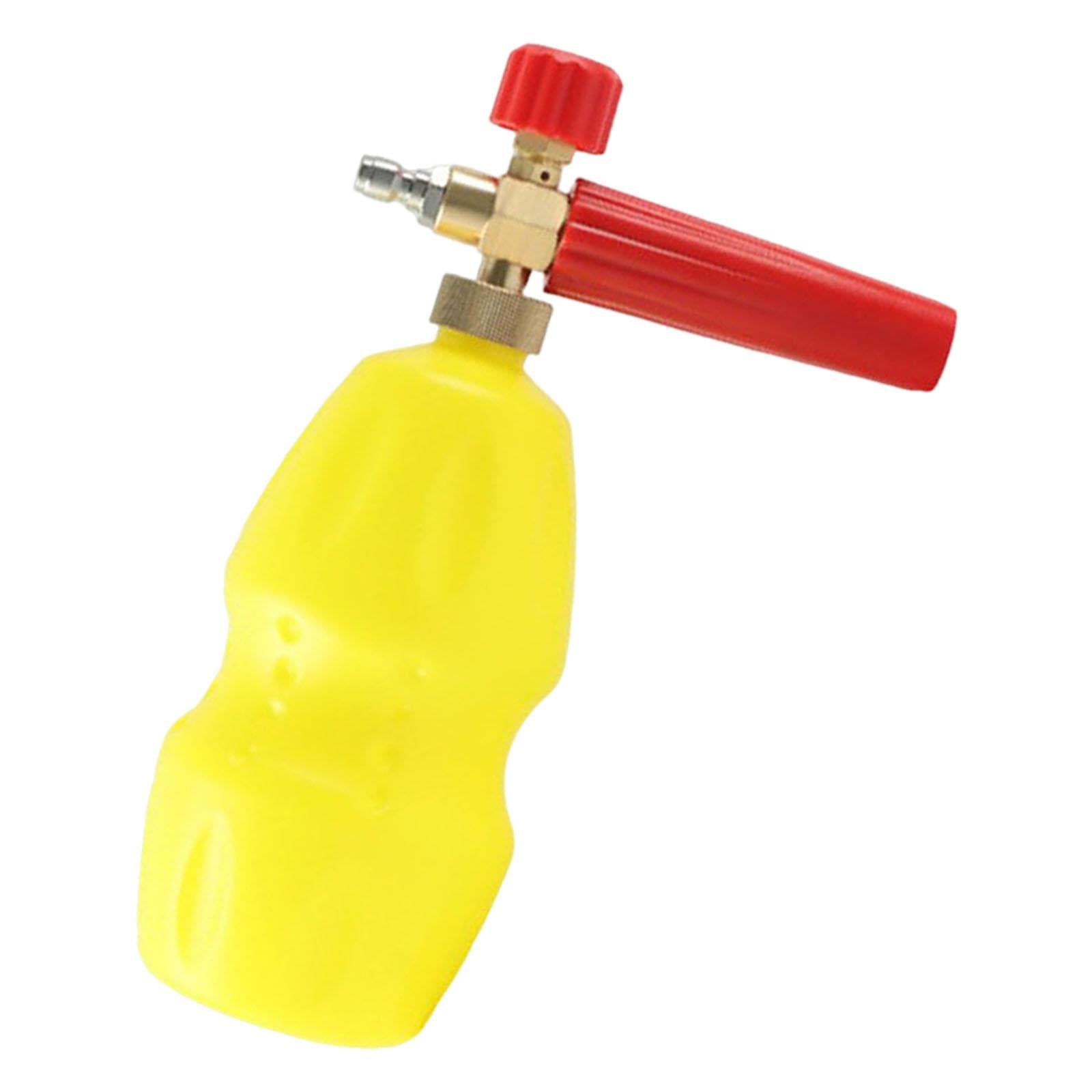 Snow Foam Lance Bottle 1/4 inch Quick Connect for Automotive Detailing red