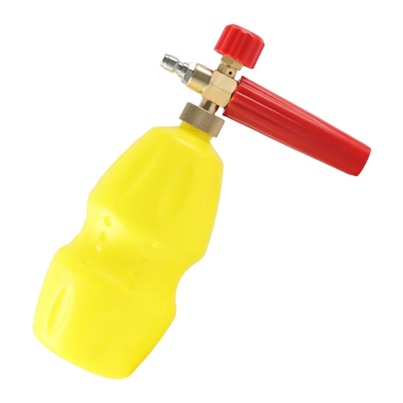 Snow Foam Lance Bottle 1/4 inch Quick Connect for Automotive Detailing red