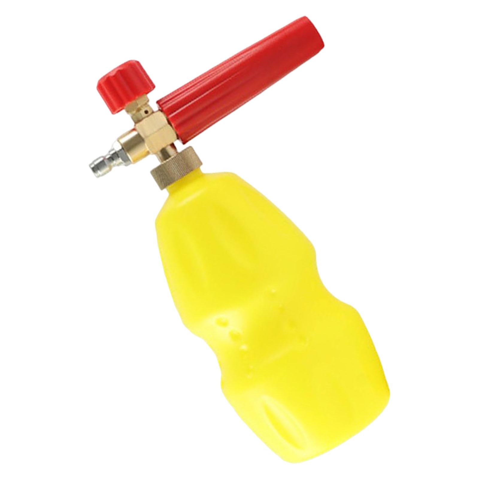 Snow Foam Lance Bottle 1/4 inch Quick Connect for Automotive Detailing red