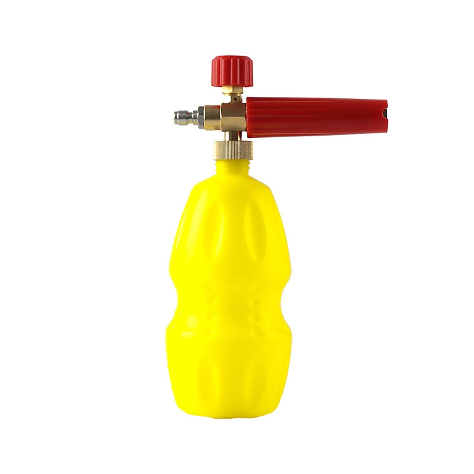 Snow Foam Lance Bottle 1/4 inch Quick Connect for Automotive Detailing red