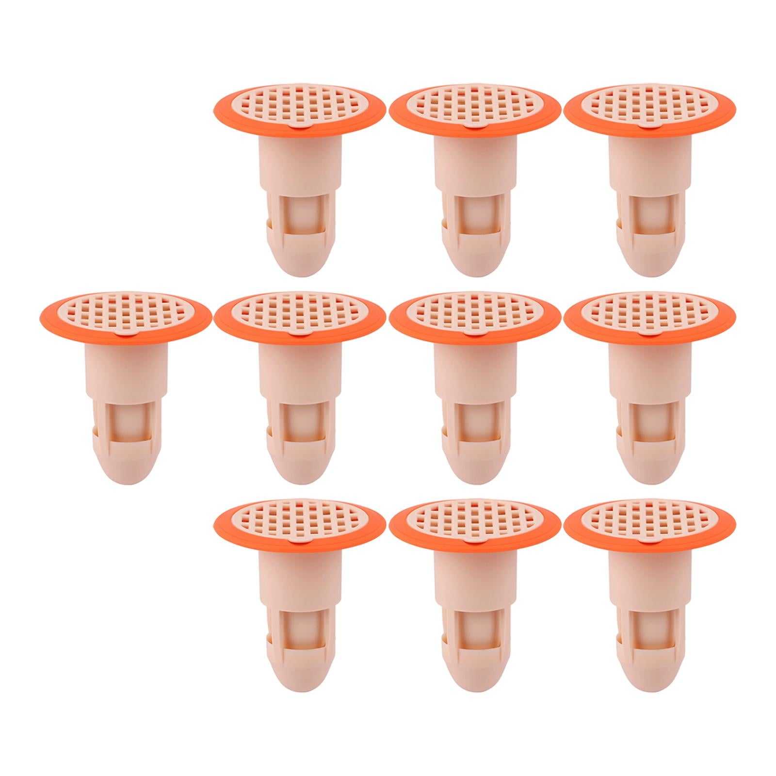 10x Deodorant Floor Drain Core Backflow Preventer  Pink Box Package