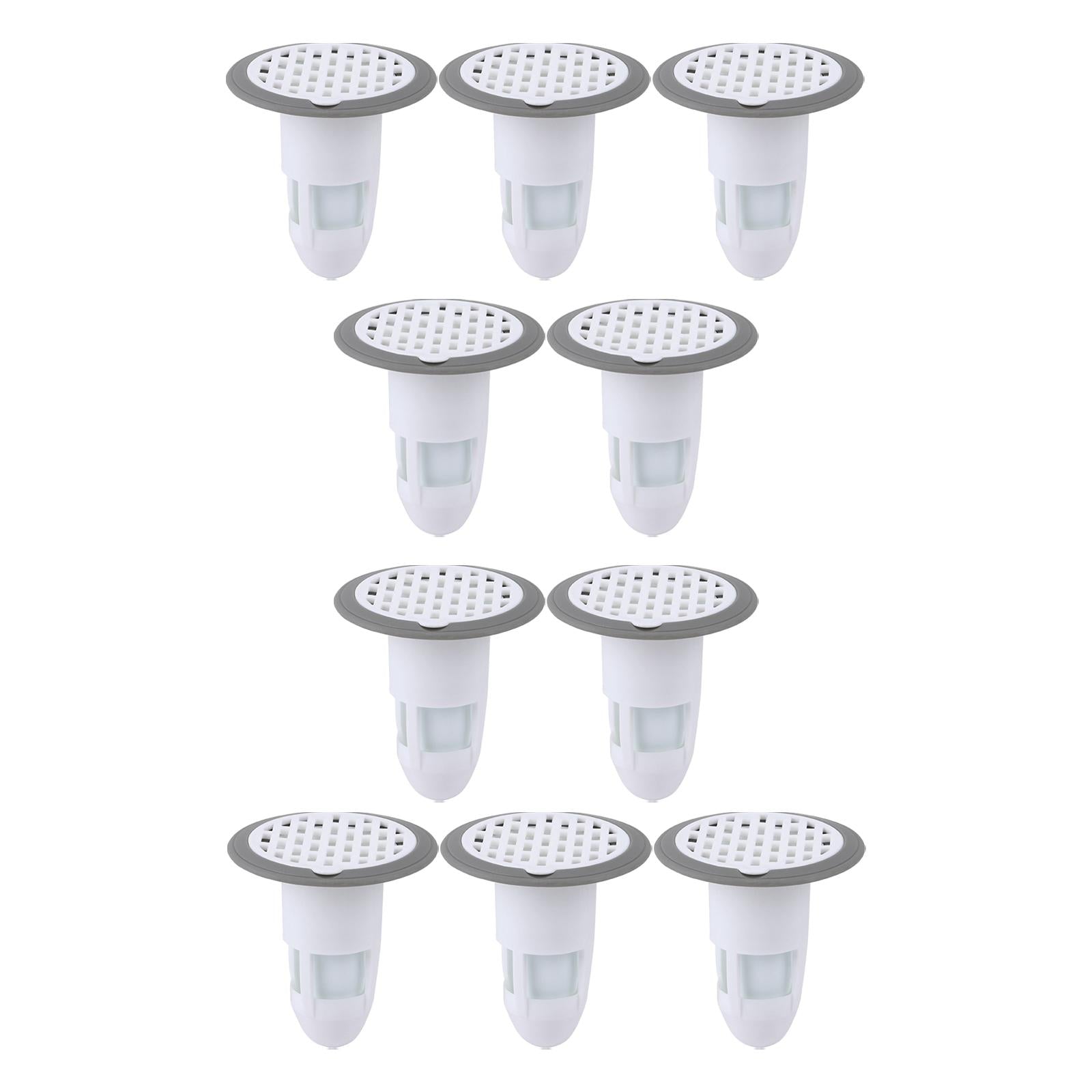 10x Deodorant Floor Drain Core Backflow Preventer  White Box Package