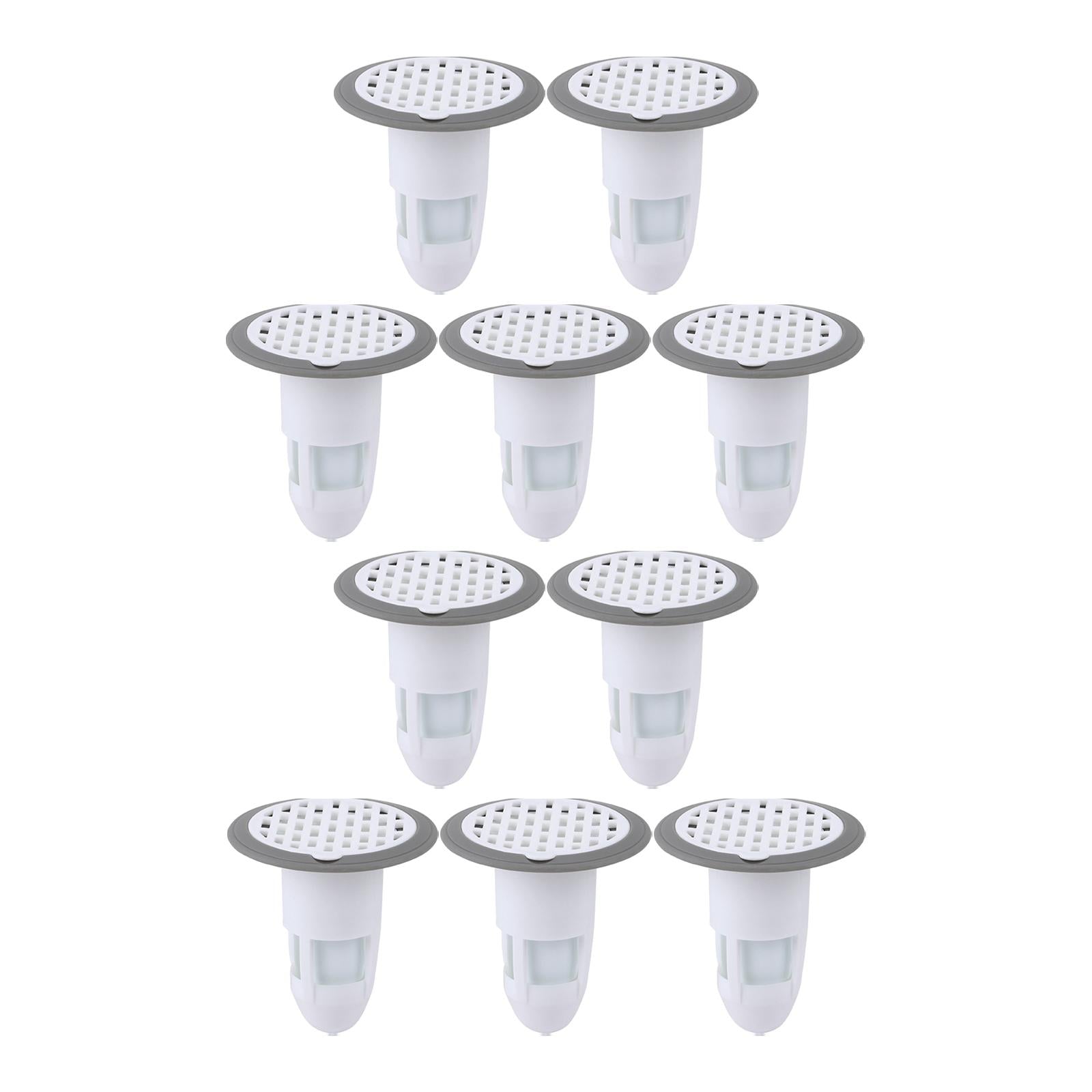 10x Deodorant Floor Drain Core Backflow Preventer  White Box Package