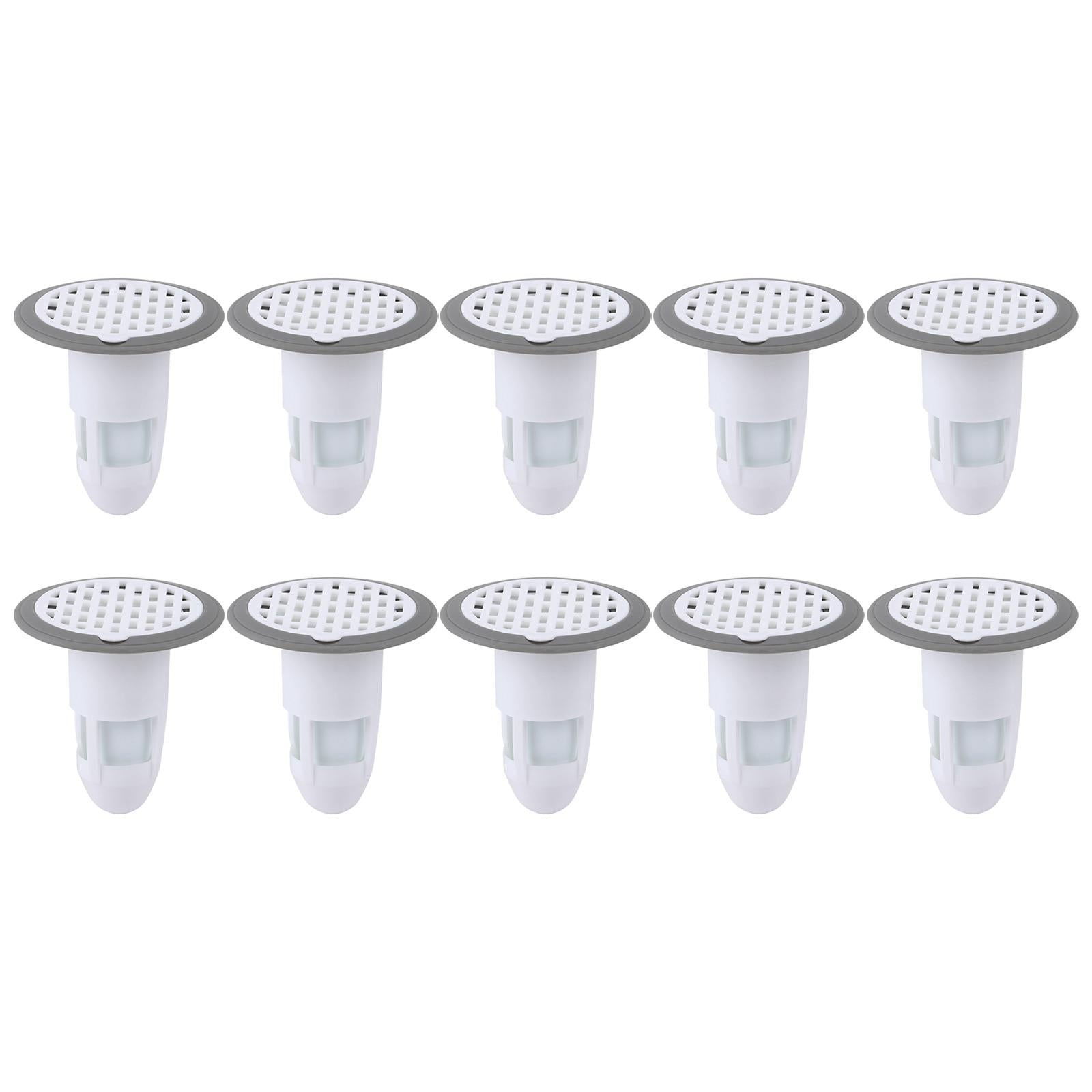 10x Deodorant Floor Drain Core Backflow Preventer  White Box Package