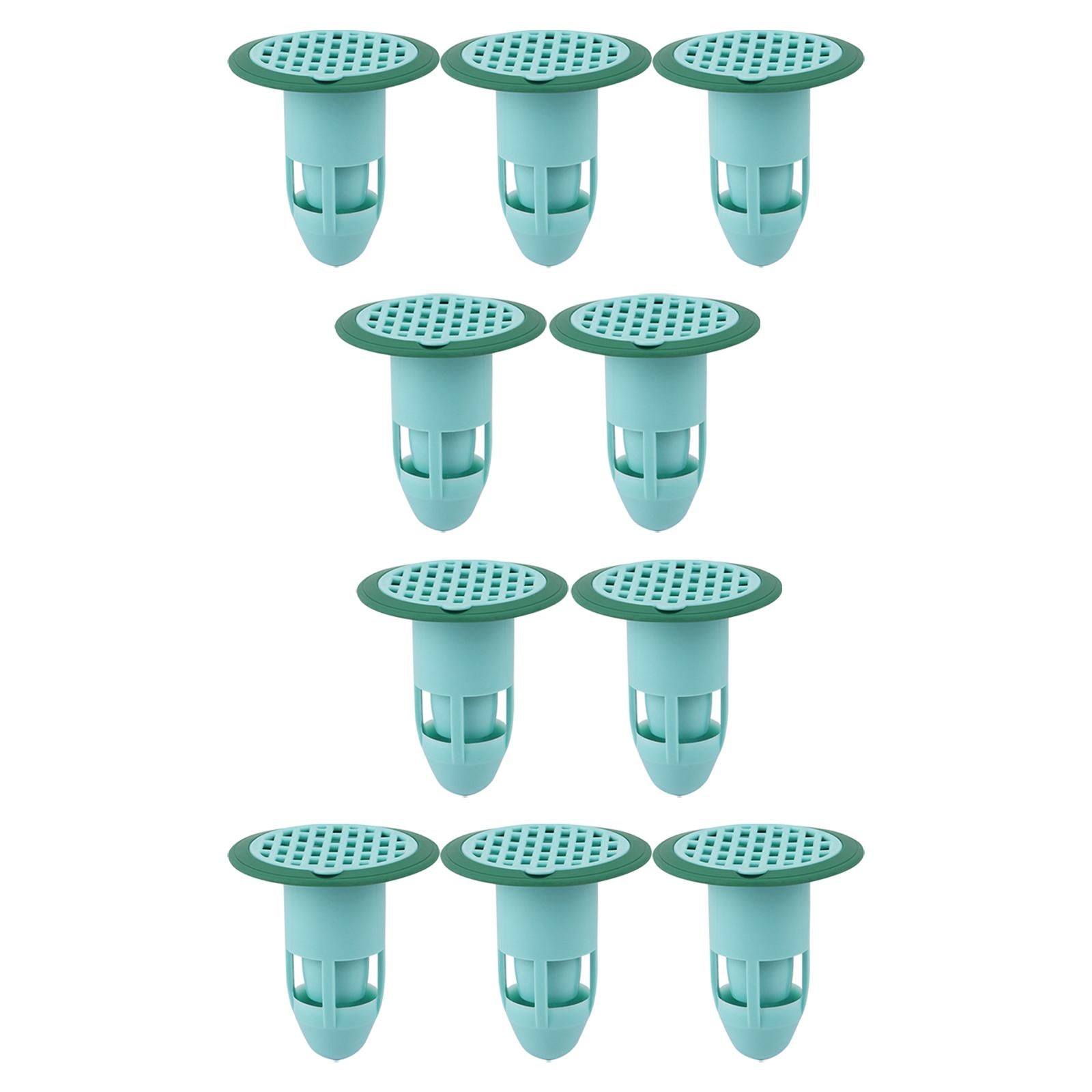 10x Deodorant Floor Drain Core Backflow Preventer  Green Box Package