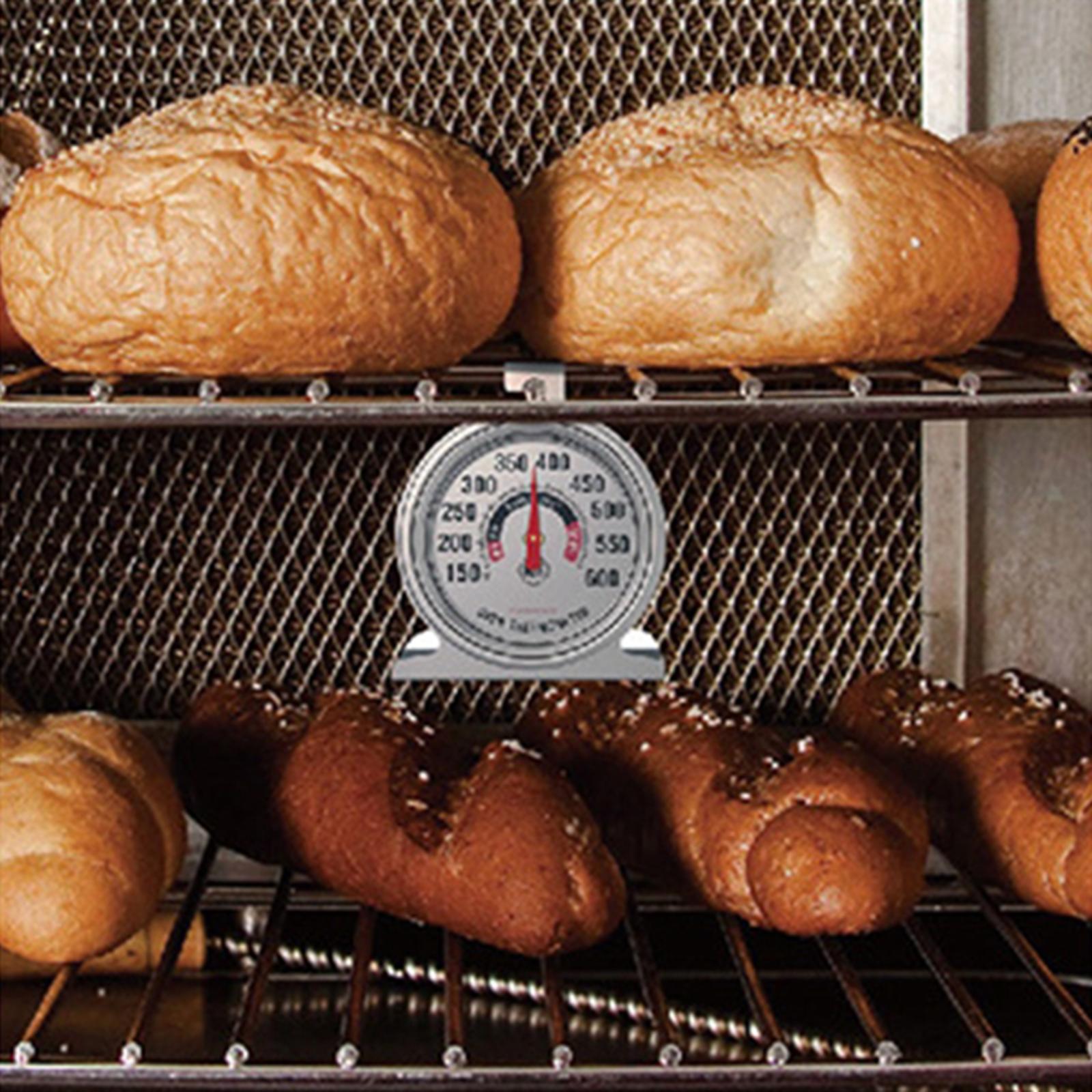 Oven Thermometer Stainless Steel Instant Read Large Scale Number for Baking