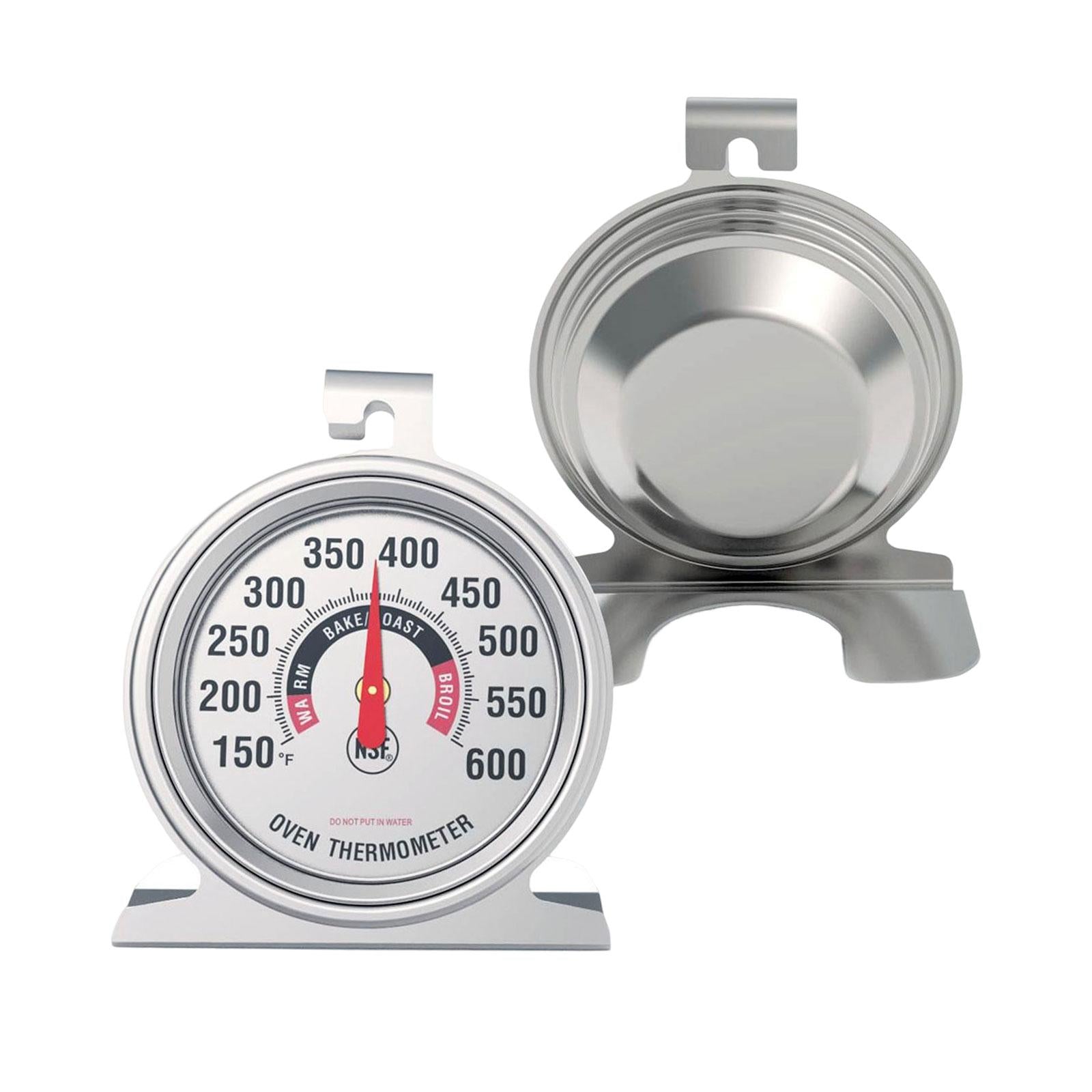Oven Thermometer Stainless Steel Instant Read Large Scale Number for Baking