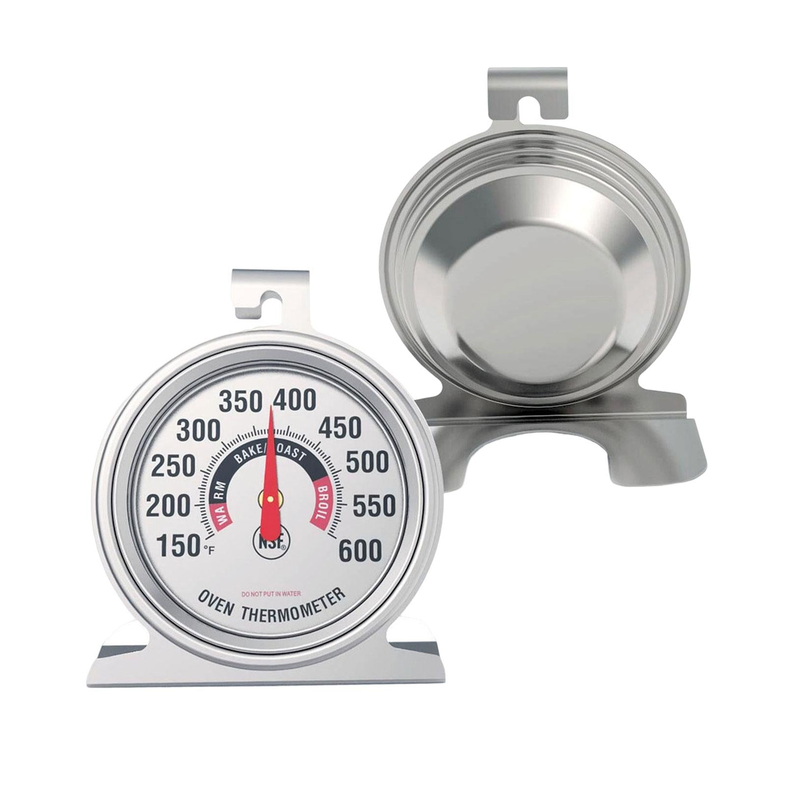 Oven Thermometer Stainless Steel Instant Read Large Scale Number for Baking