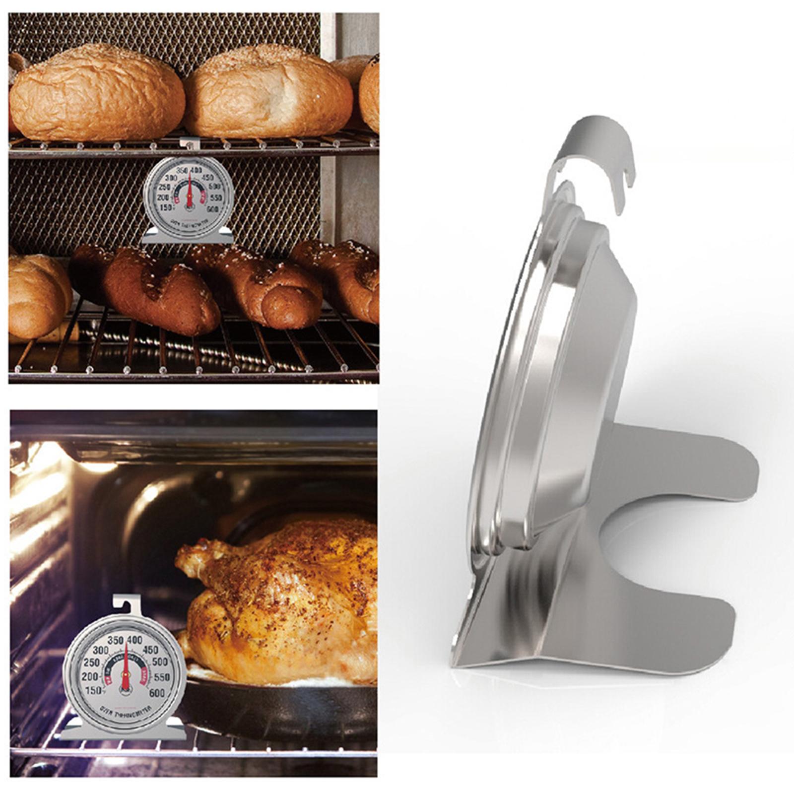 Oven Thermometer Stainless Steel Instant Read Large Scale Number for Baking