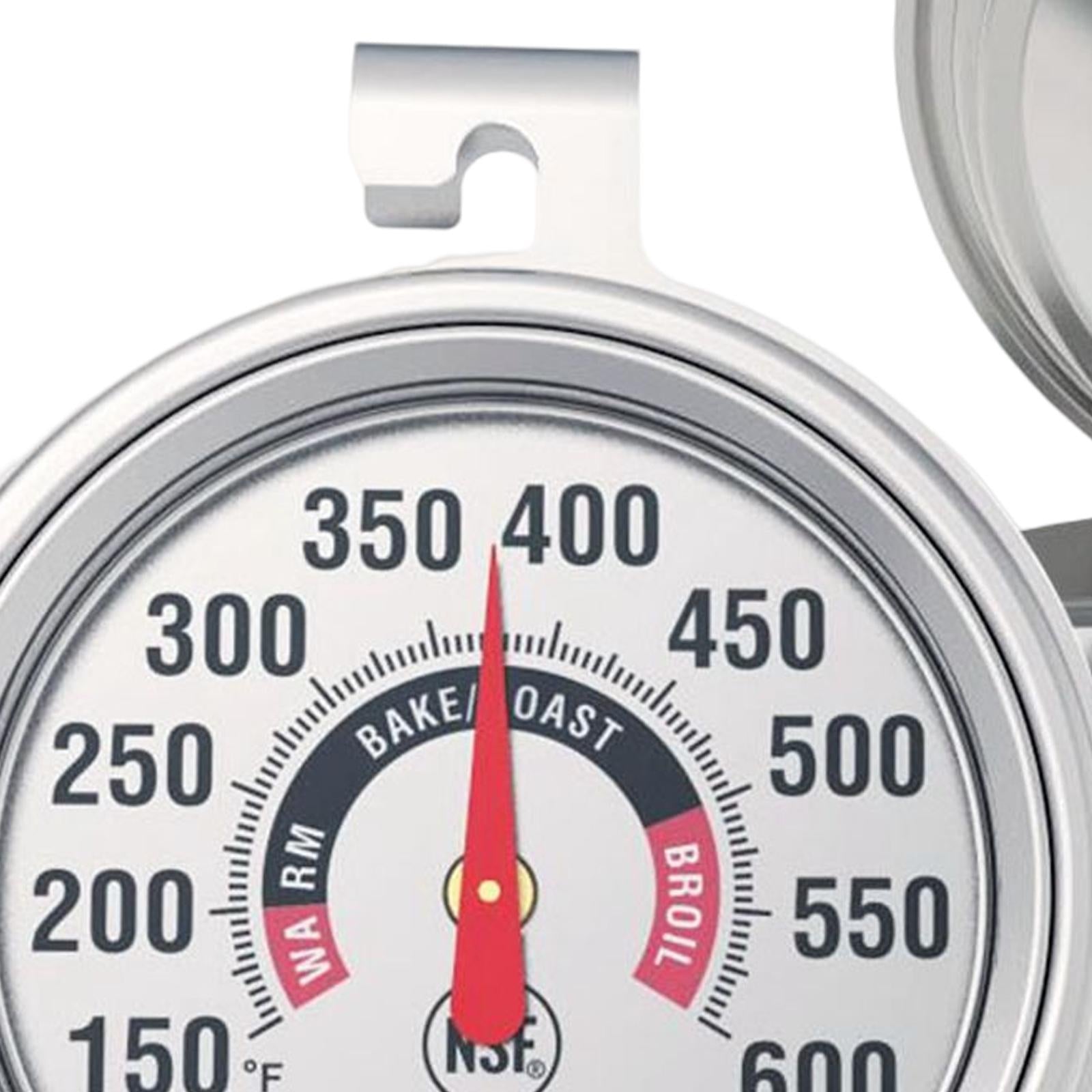 Oven Thermometer Stainless Steel Instant Read Large Scale Number for Baking