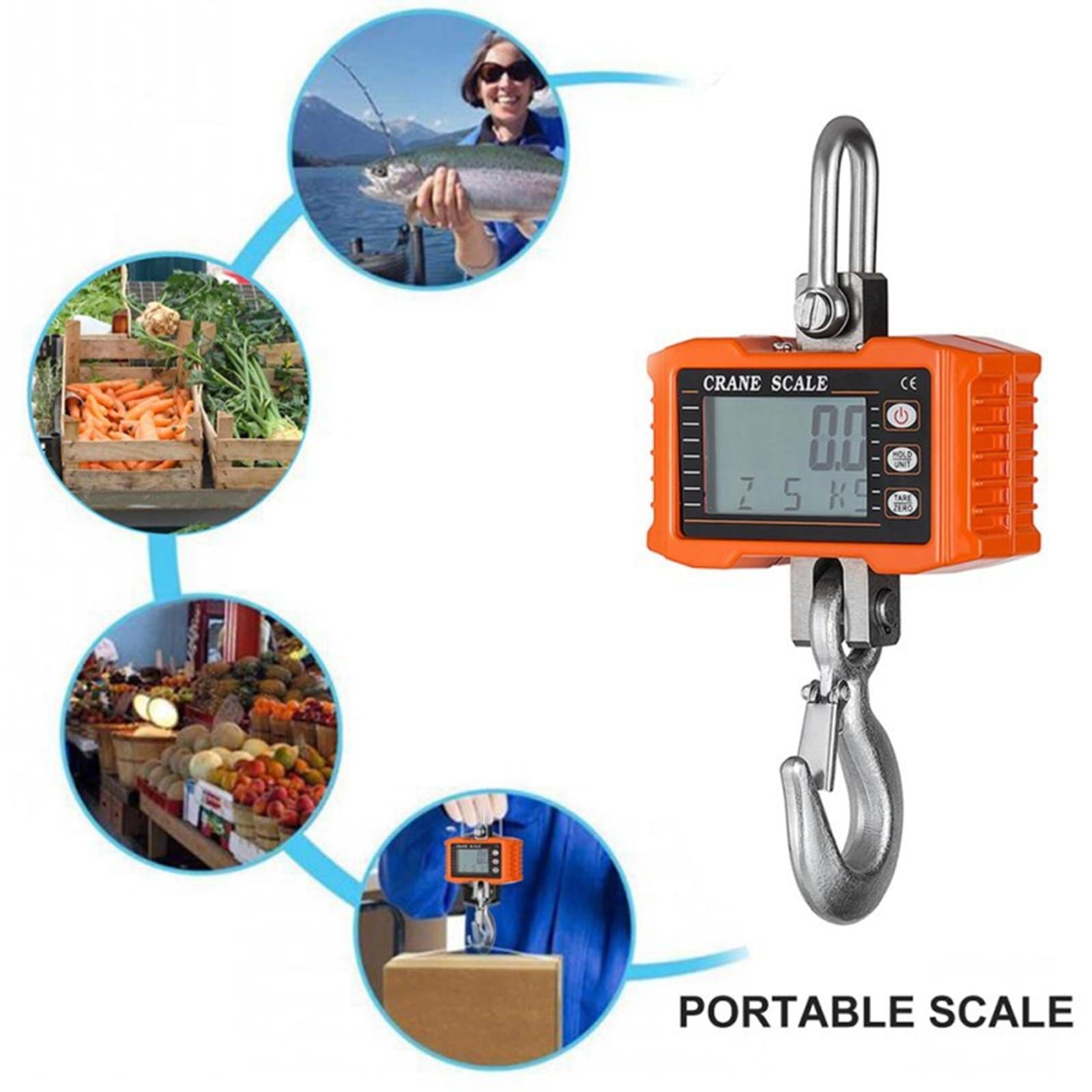 Industrial Crane Scale 1T Digital 2000lbs High Precision for Outdoor Work
