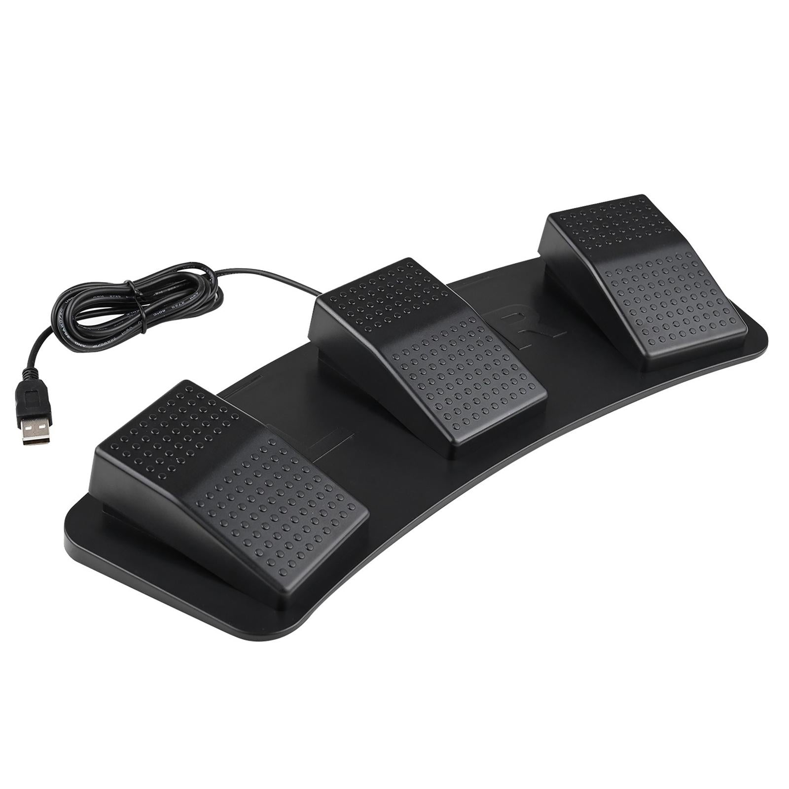 Upgraded USB Three Foot Switch PC Game Foot Pedal for Gaming Equipment