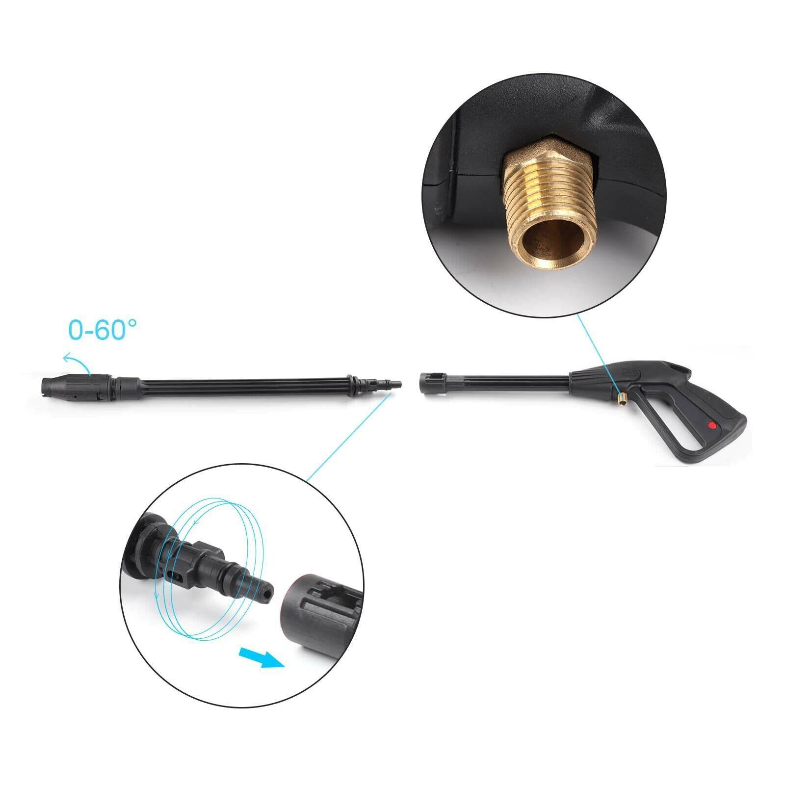 High Pressure Washer Kit for Cars Washing Watering Flowers Swimming Pool 10m