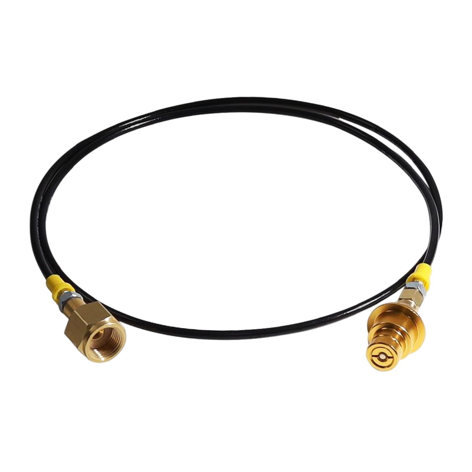 CO2 Tank Cylinder Direct Adapter Hose BP 1600Bar Thin Black Tube WP 630Bar Gold G5 8