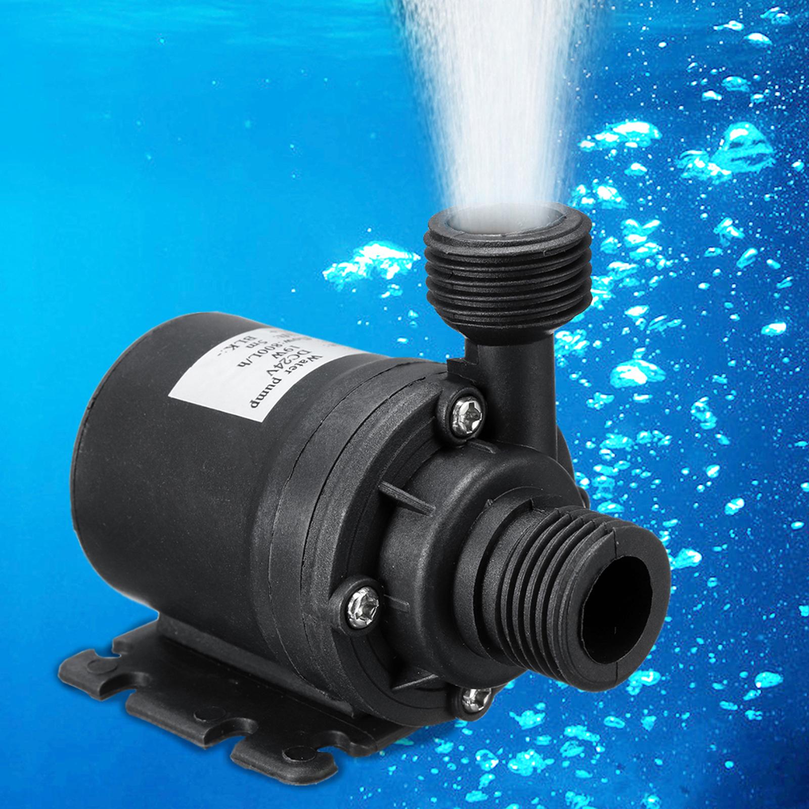 Portable Fountain Pumps 800L/H 5M Silence for Water Circulation system 24V Wire