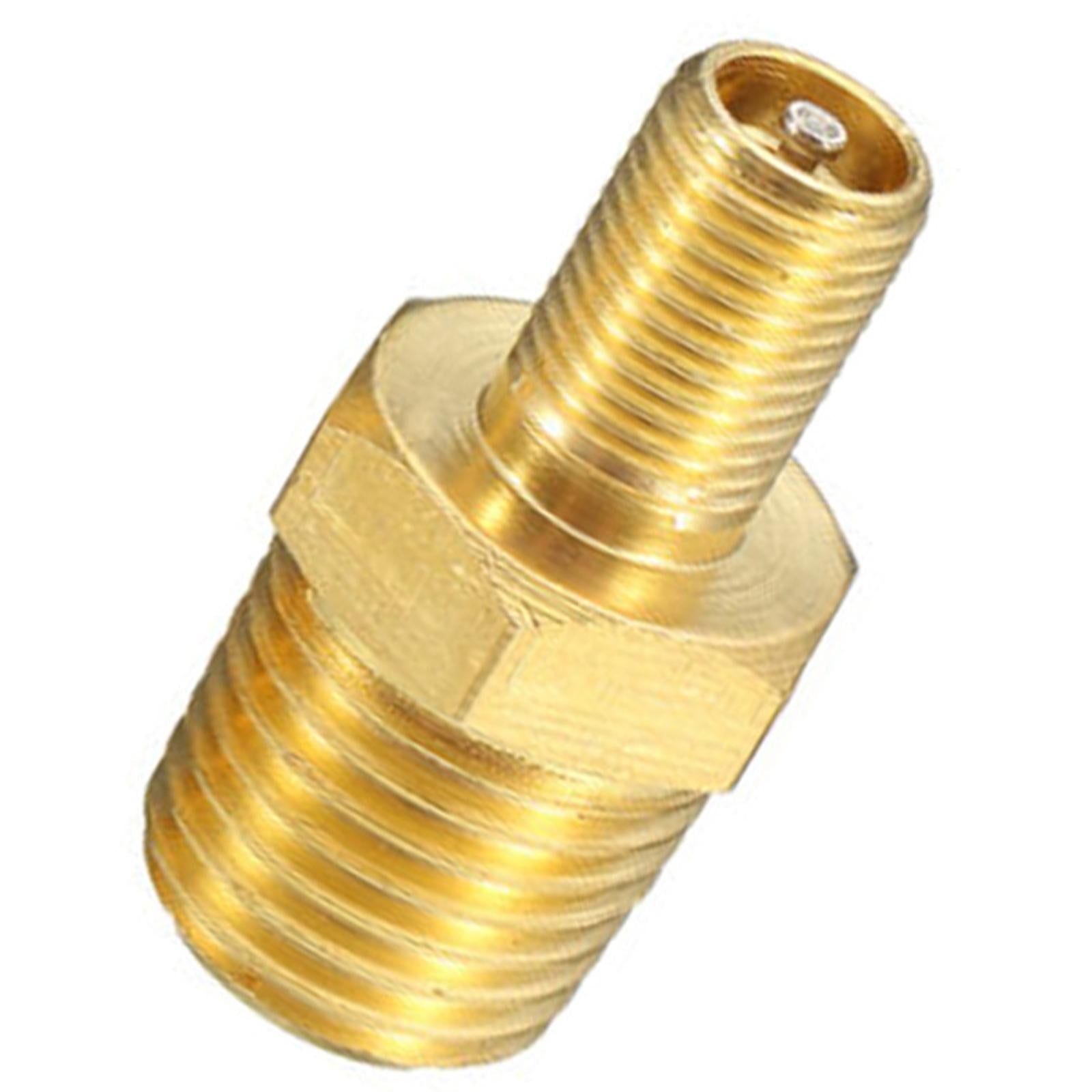 Golden Tank Filling Valve Compressor Oil Tank Filling Valve Schrader Valve 6.35mm