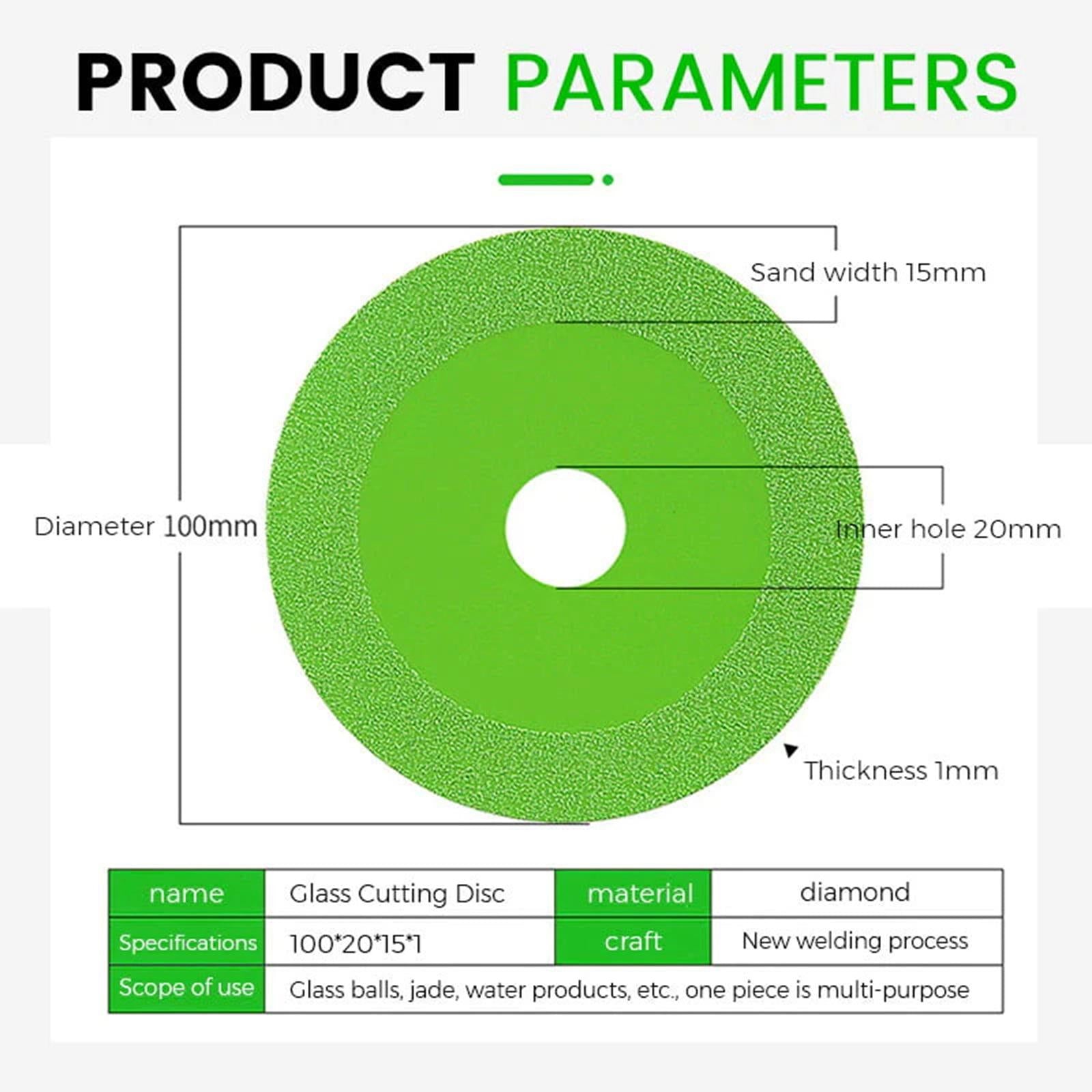 Glass Cutting Disc sharp Tile for Grinding Brick Accessories
