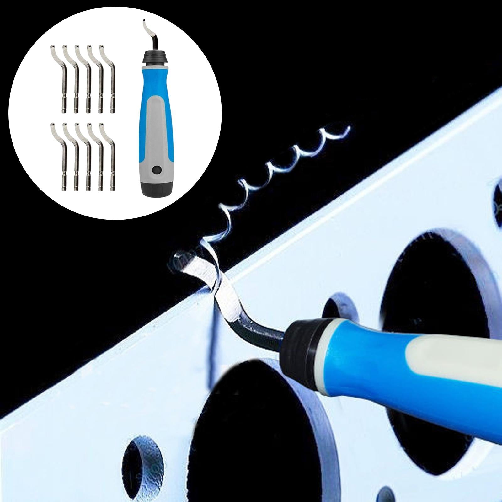 Burr Deburring Tool Rotary Deburr blade Set Burr Removal Aluminum