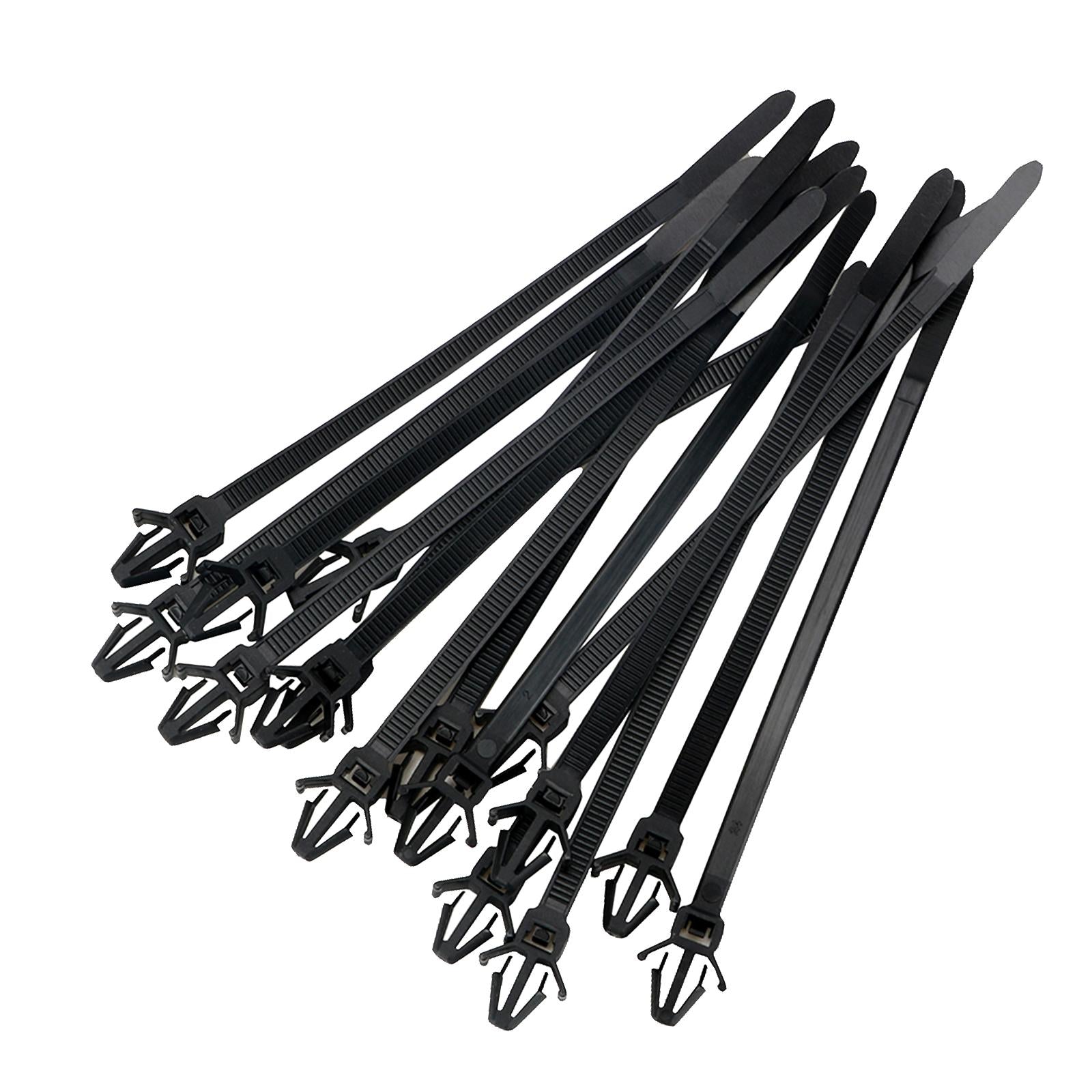Set of 100 Self Locking Zip Ties Nylon Cable Cord Ties Fastener 100Pcs 200PT