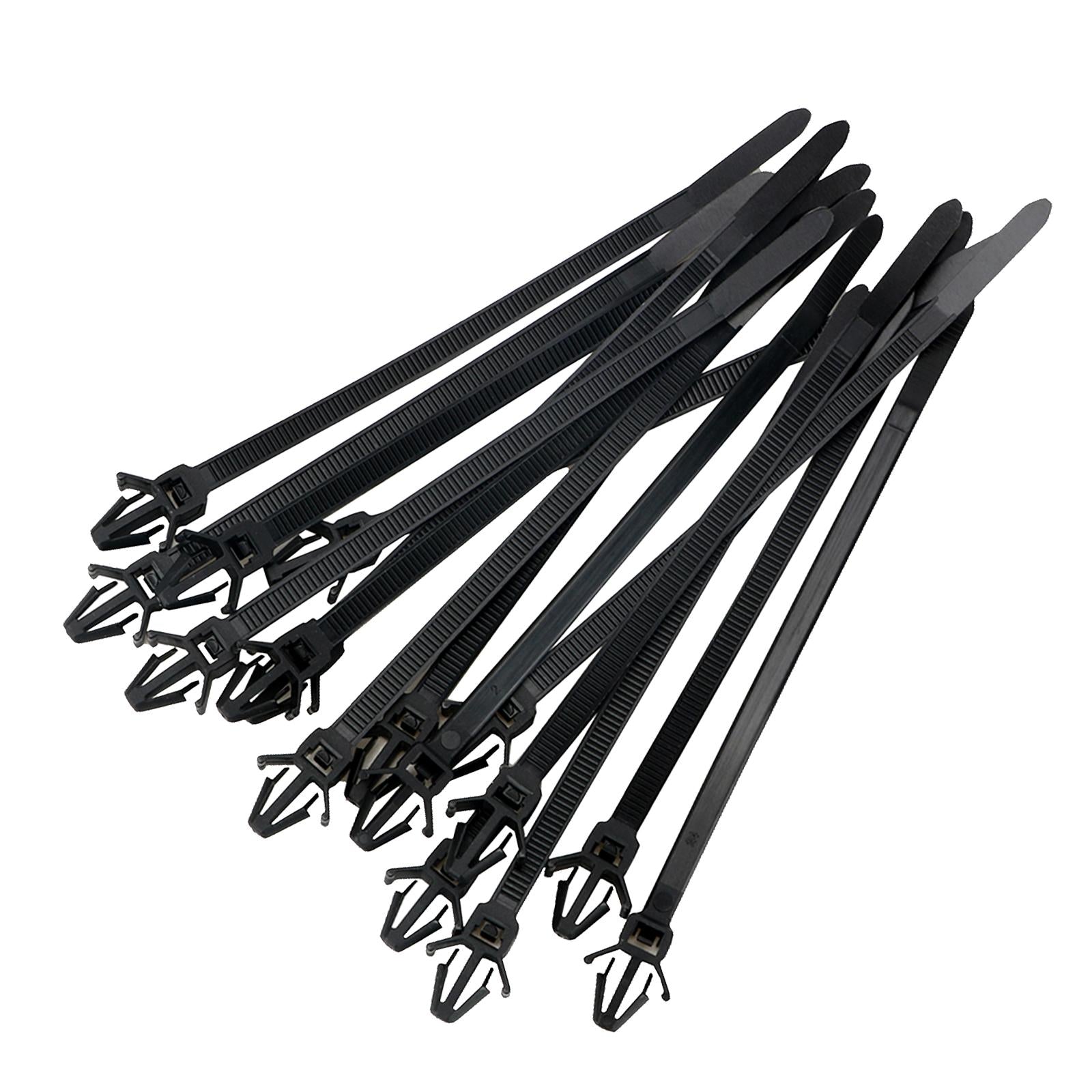 Set of 100 Self Locking Zip Ties Nylon Cable Cord Ties Fastener 100Pcs 200PT