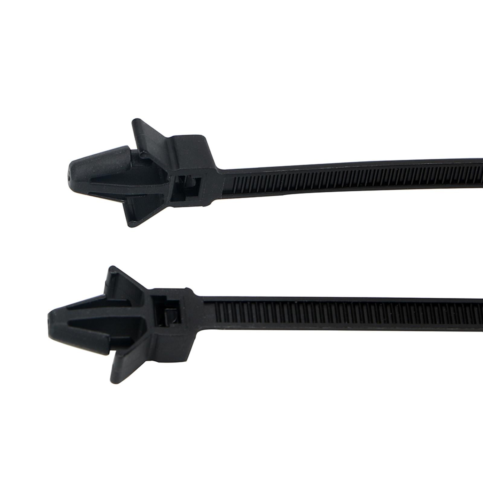 Set of 100 Self Locking Zip Ties Nylon Cable Cord Ties Fastener 100Pcs 200PT