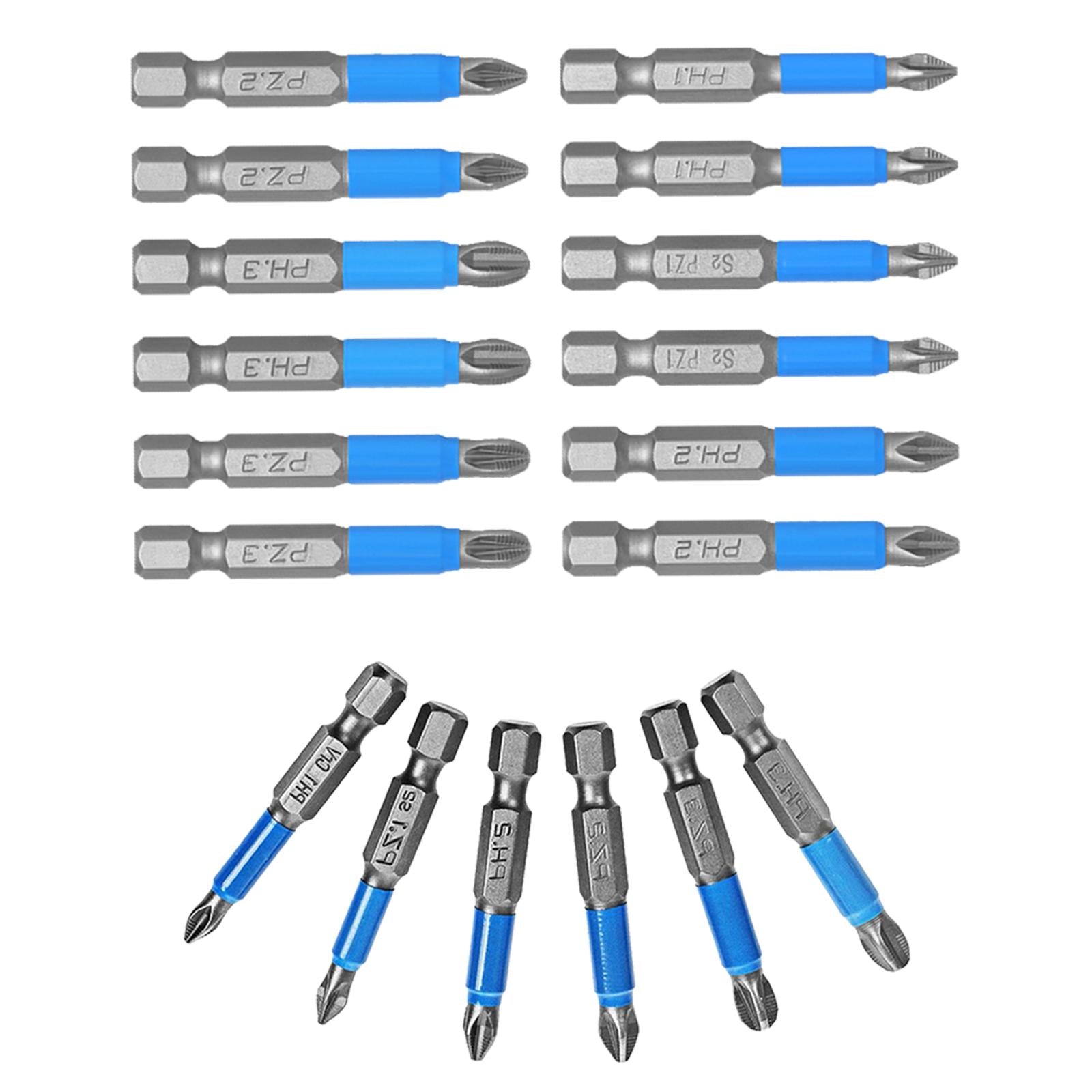 Precision Screwdriver bits Magnetic Bits PH1 PH2 PH3 for Electric Drill 12pcs