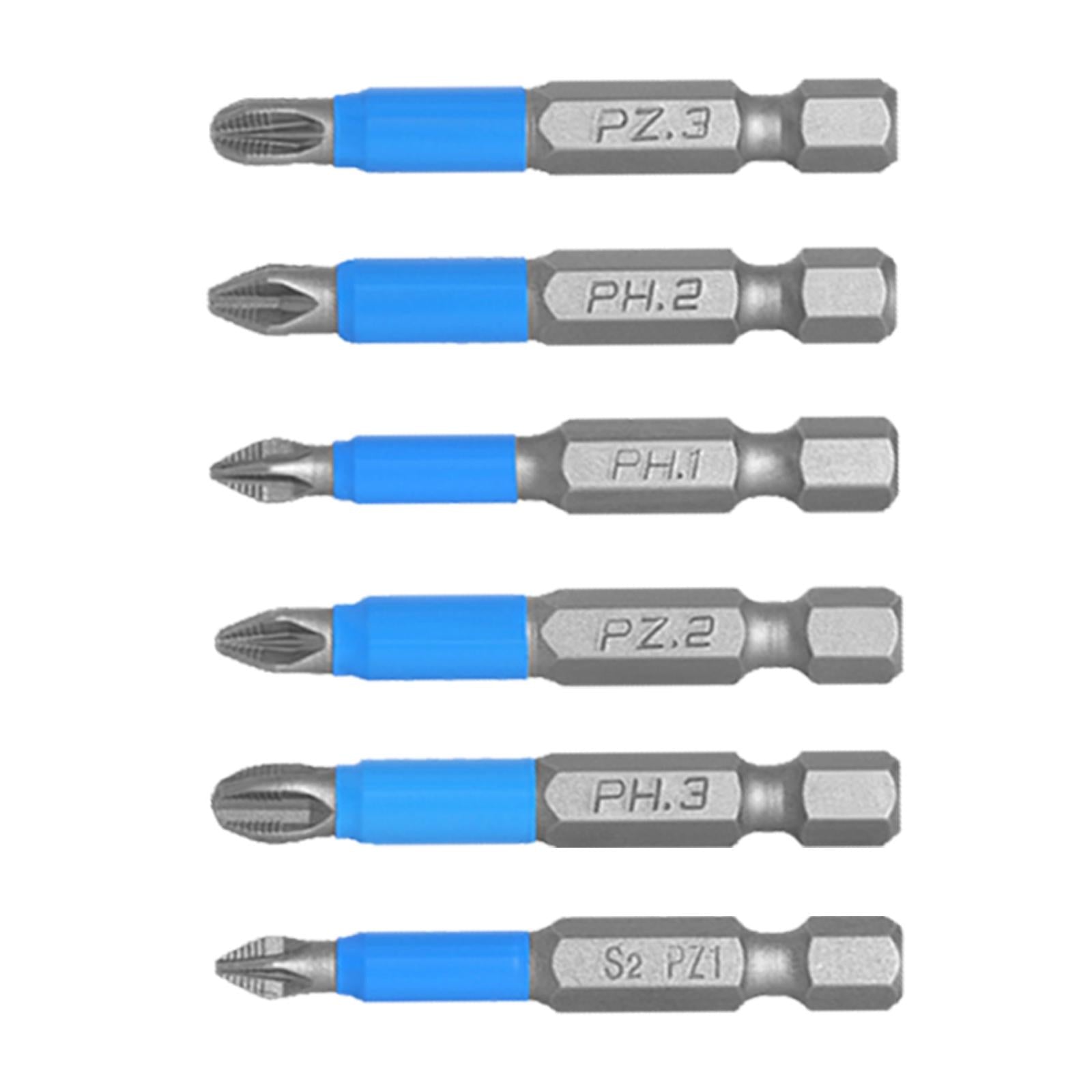 Precision Screwdriver bits Magnetic Bits PH1 PH2 PH3 for Electric Drill 6pcs