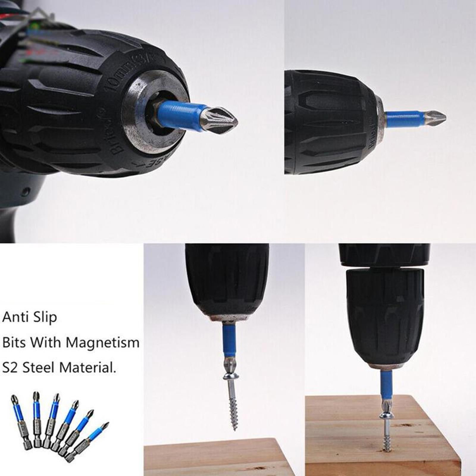 Precision Screwdriver bits Magnetic Bits PH1 PH2 PH3 for Electric Drill 6pcs