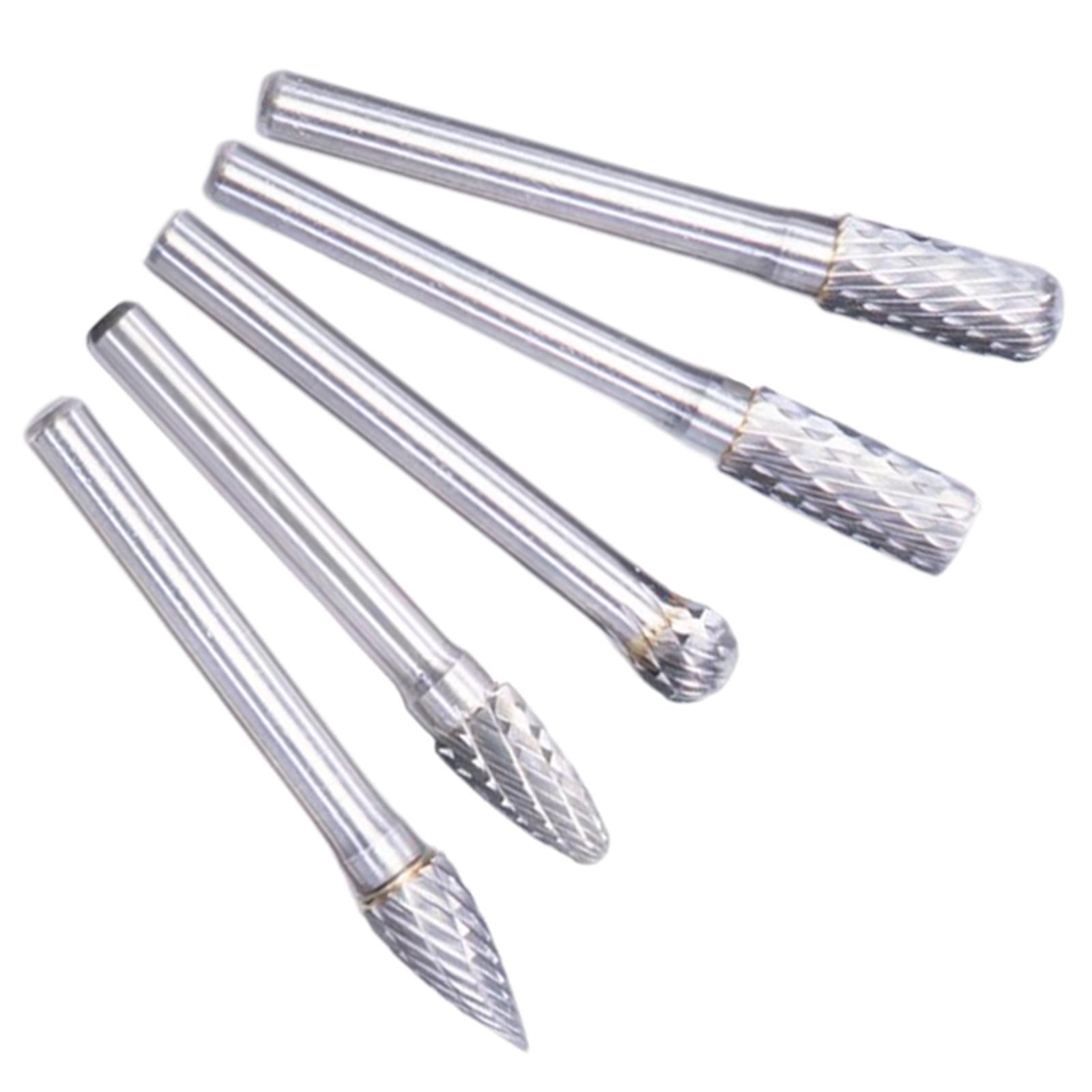 Carving Burr bits Double Cut for Grinding Carving Engraving B