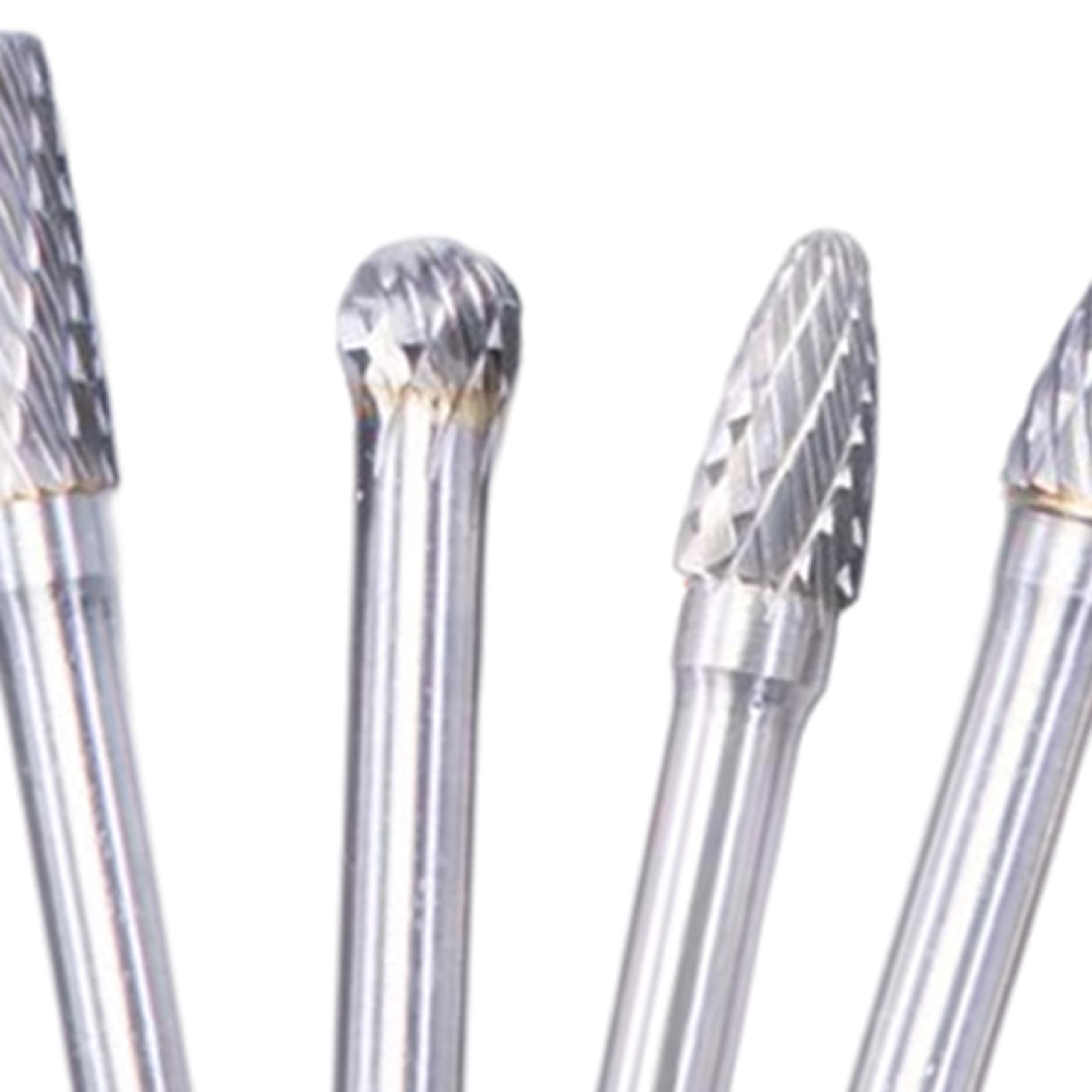 Carving Burr bits Double Cut for Grinding Carving Engraving B