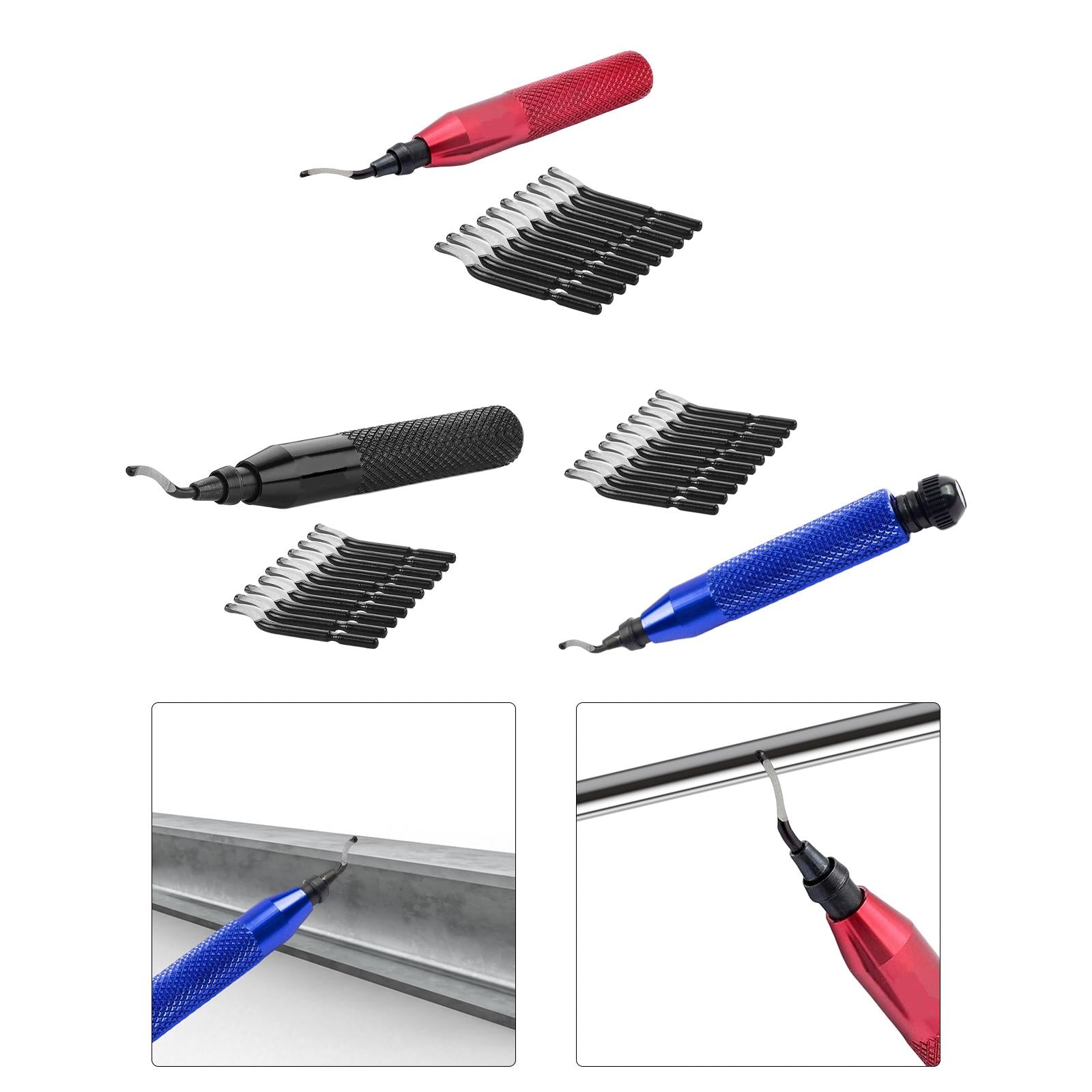 Deburring Tool Kit with BS1010 Deburring Blade 3D Printing Red
