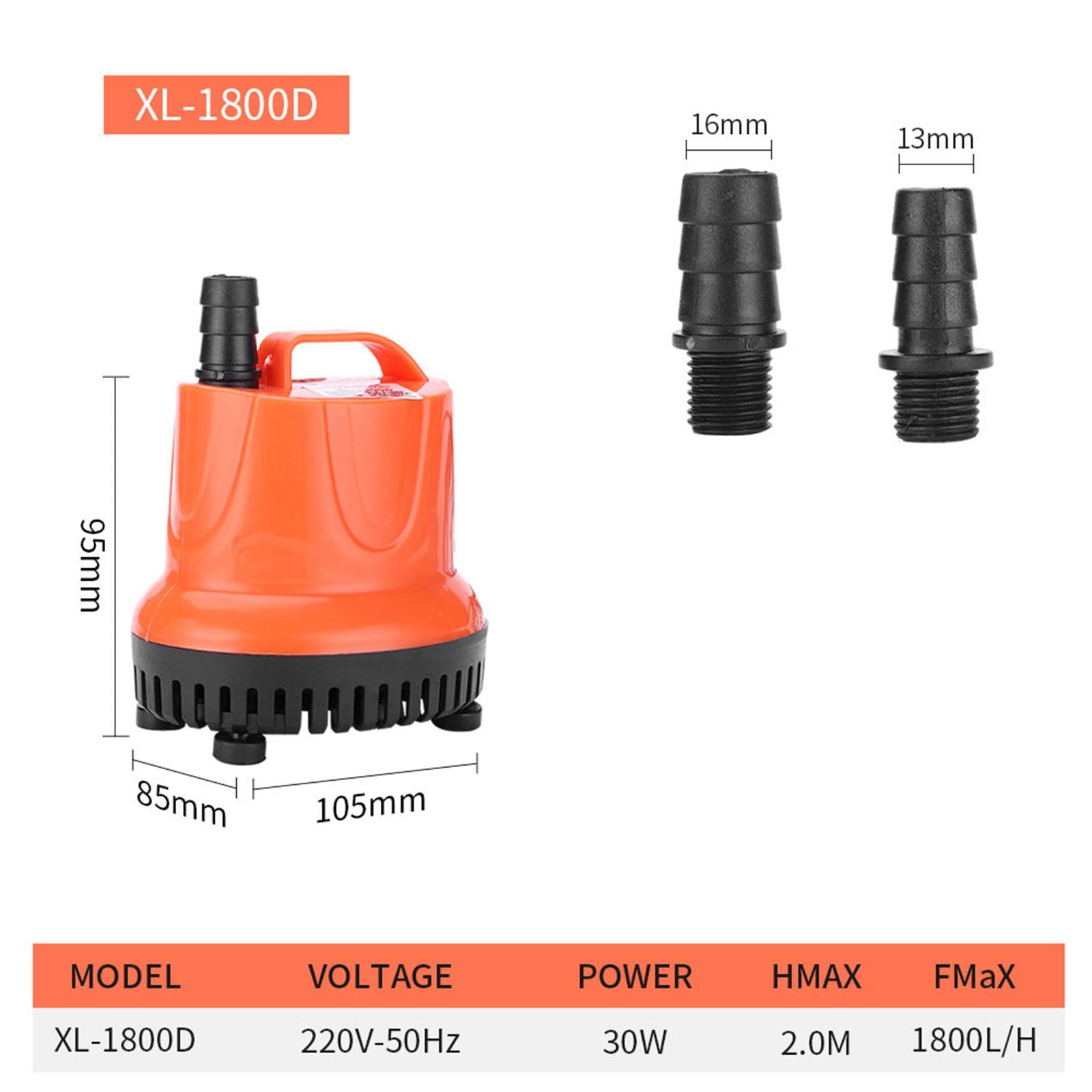 30W/45W Submersible Pump with Bottom Suction Small Pumps for Pond 30W