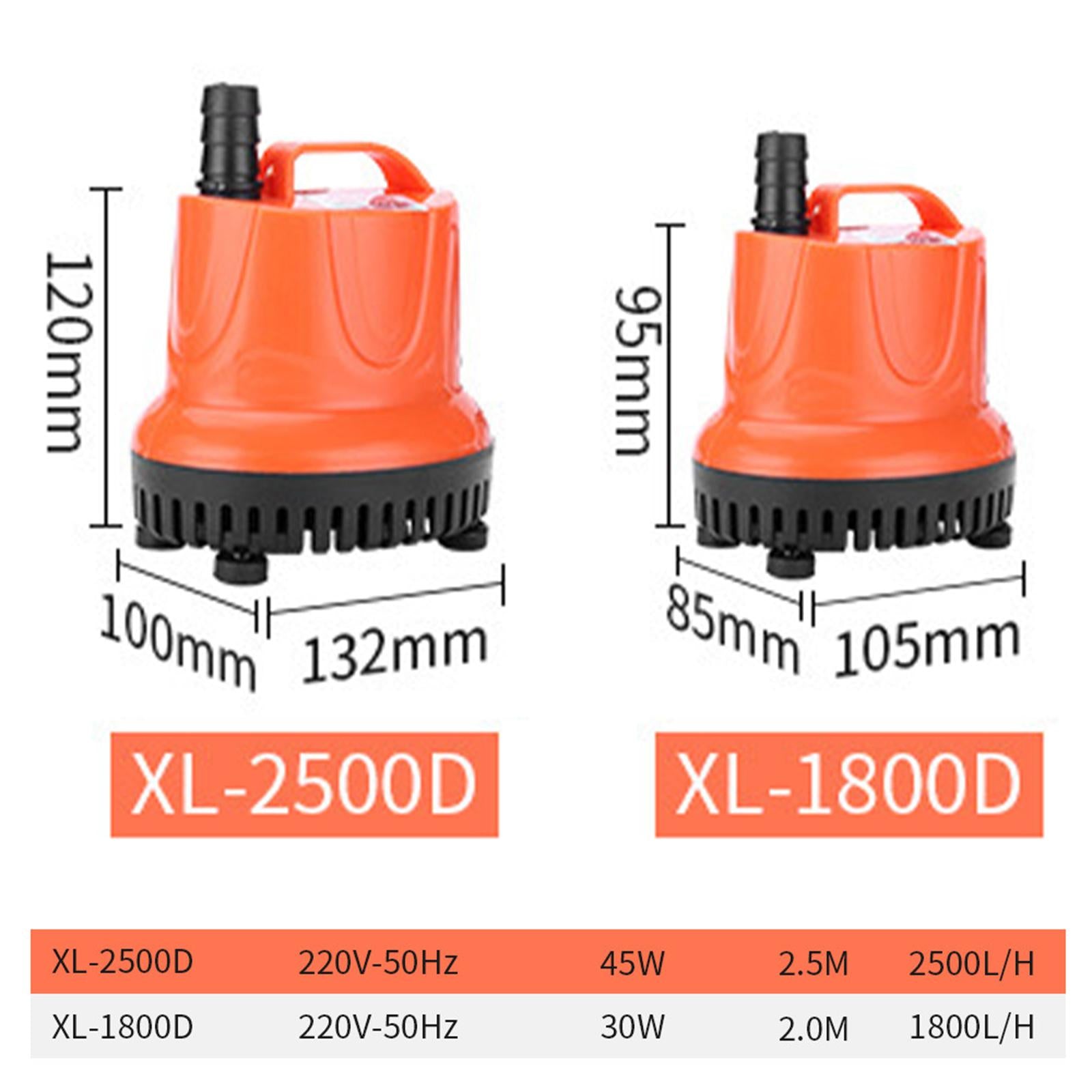 30W/45W Submersible Pump with Bottom Suction Small Pumps for Pond 30W