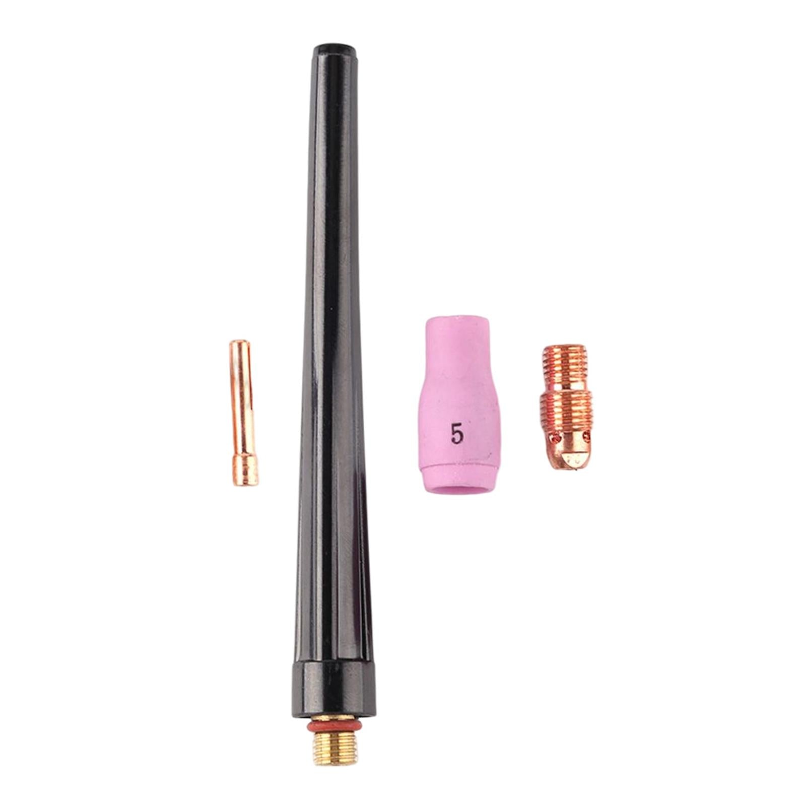 4Pcs TIG Welding Torch Accessories Collet Nozzle for WP 17 18 26 Series Tool