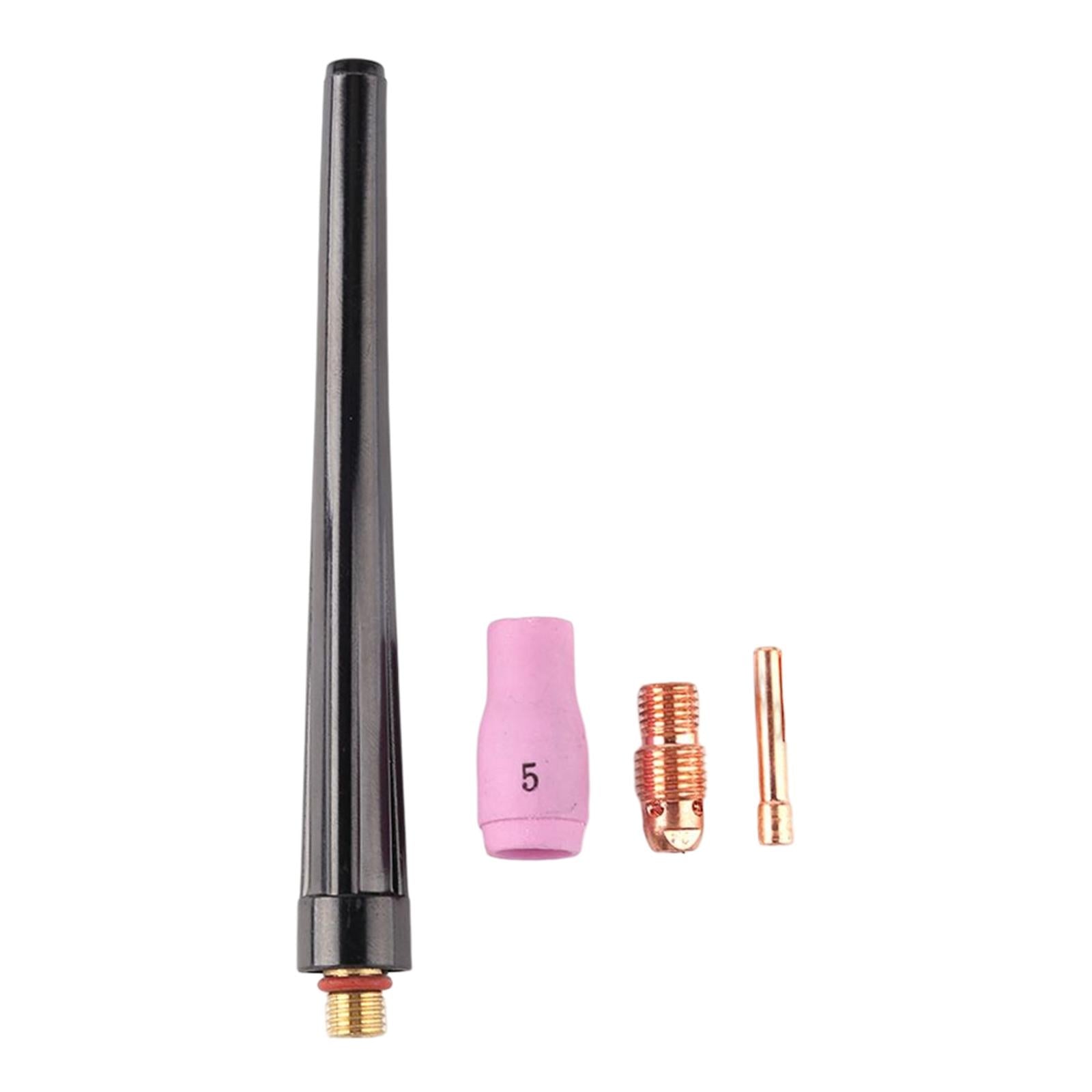 4Pcs TIG Welding Torch Accessories Collet Nozzle for WP 17 18 26 Series Tool
