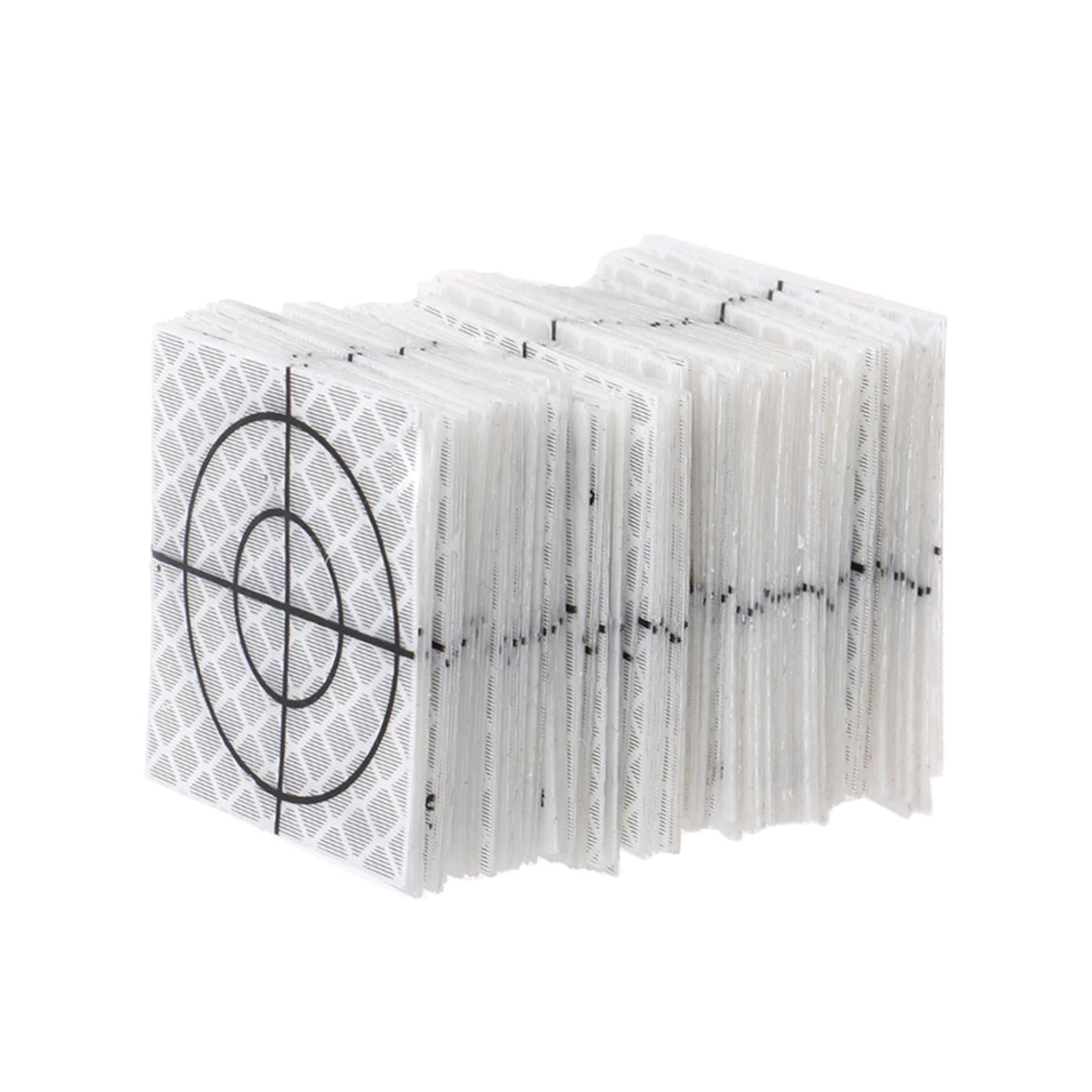 100 Pieces Reflective Tape Target for Tunnel Engineering, Slope Monitoring 4cmx4cm