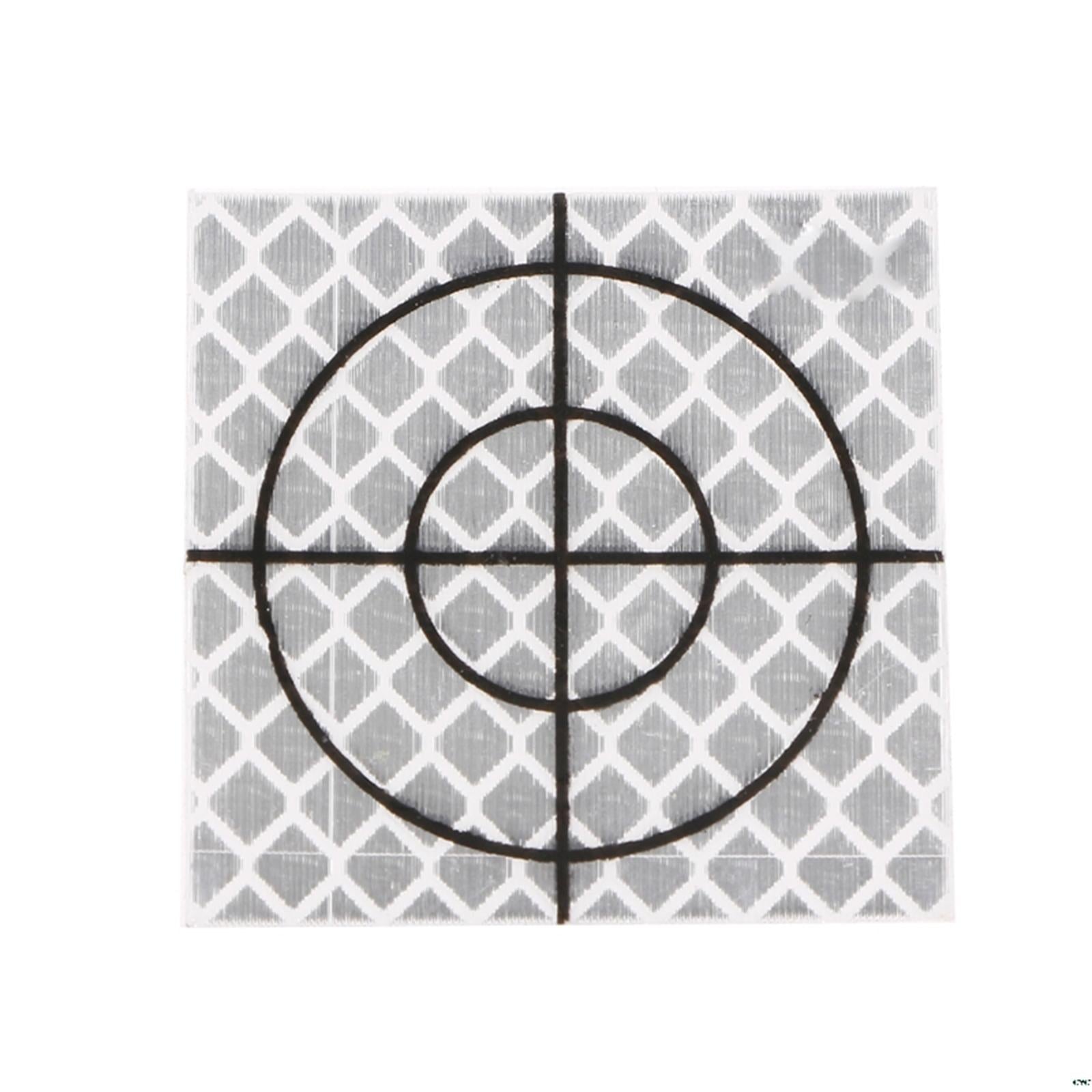 100 Pieces Reflective Tape Target for Tunnel Engineering, Slope Monitoring 4cmx4cm