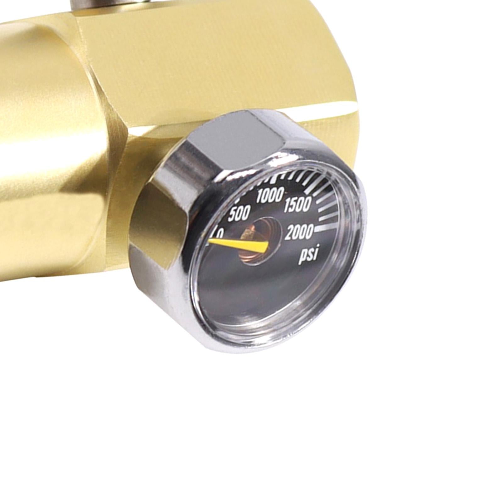 Cylinder Refill Adapter with Switch and 2000PSI Pressure for W21.8-14 Valve