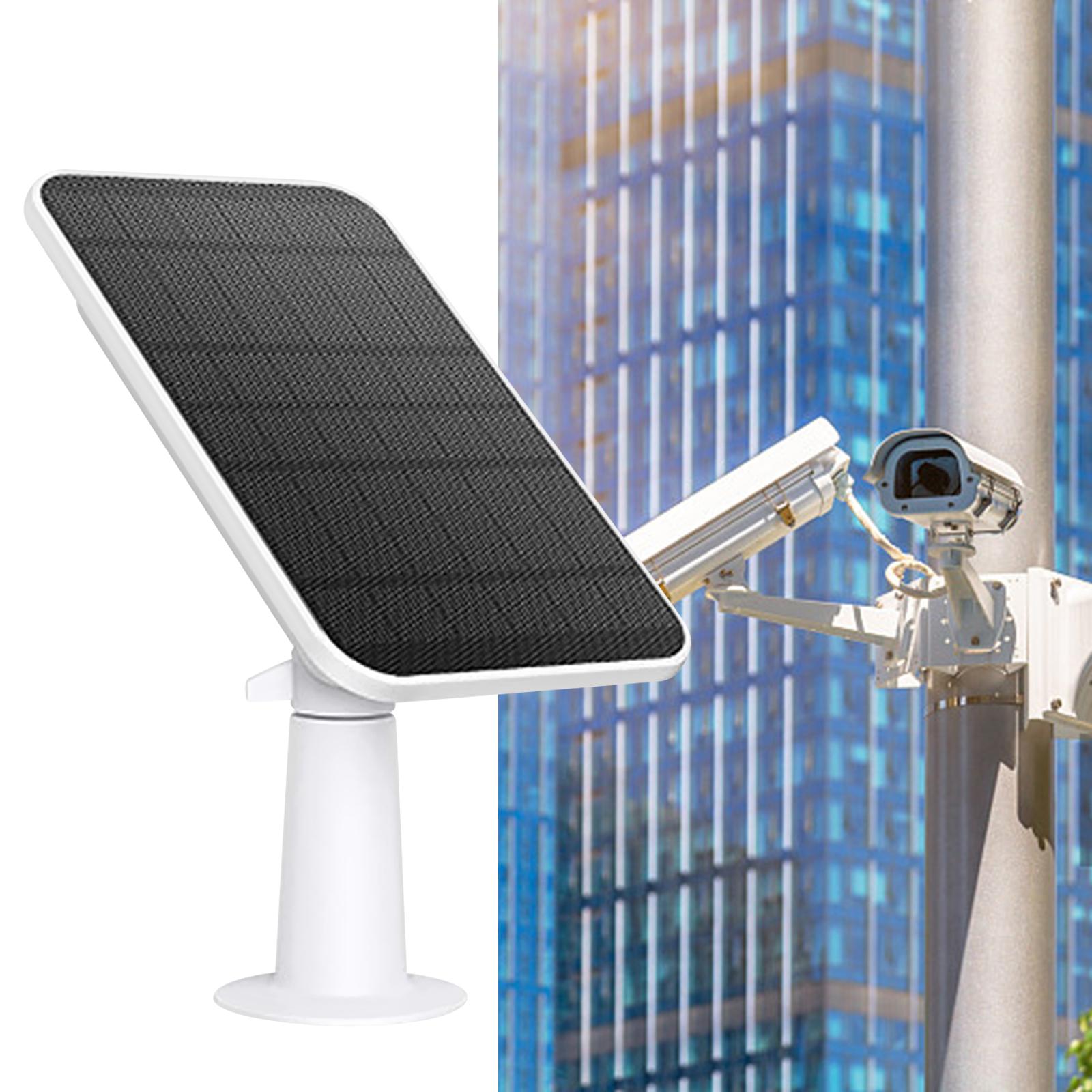 Waterproof Camera Solar Panel White