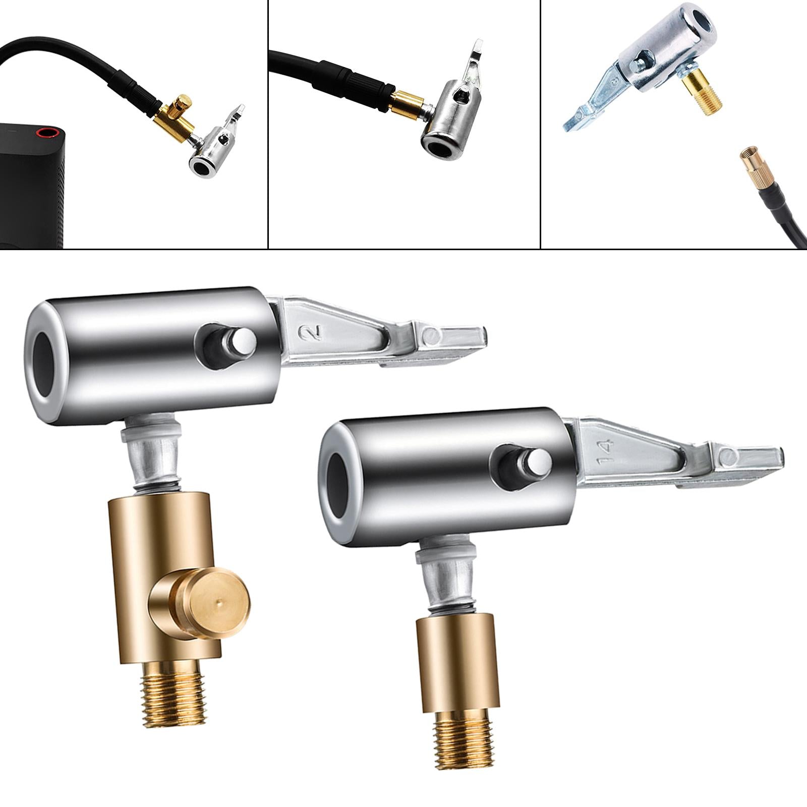 Car Tire Air Inflator Hose Adapter pump Adapter for car Motorcycle Deflated