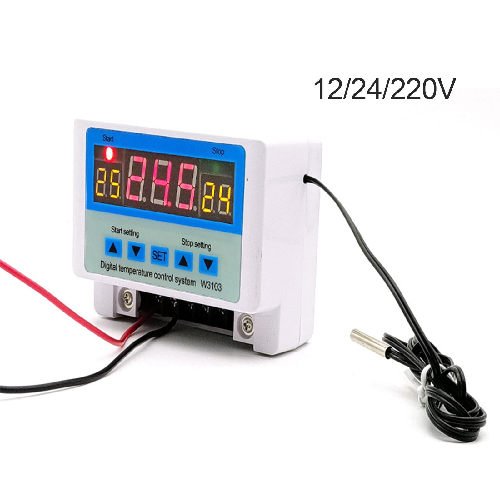 Digital Thermostat Thermostat Switch for Temperature Control Protection 300Walt 12V