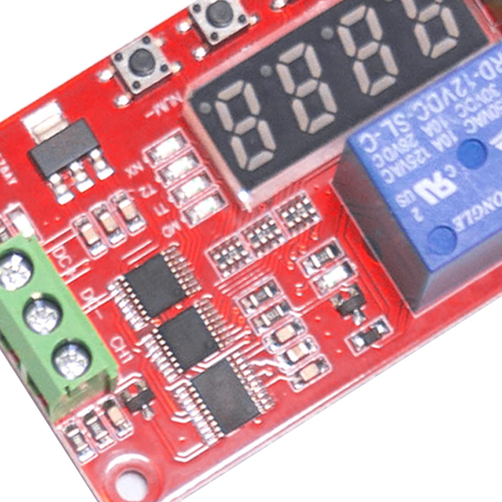 DC 12V Relay Module Automation Delay Timing Delay Cycle with Indicator Light
