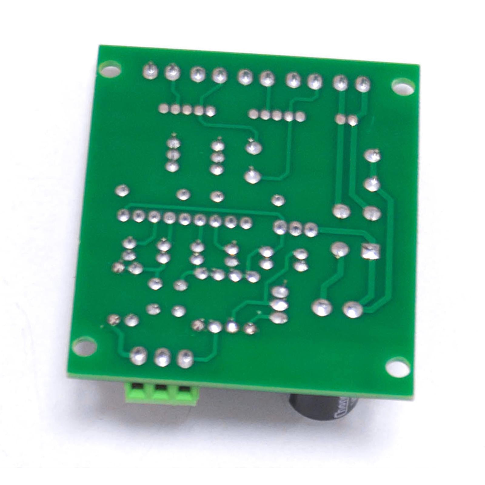 RF Wideband Amplifier 6-12VDC Slience Stereo Amplifier with Volume Meter