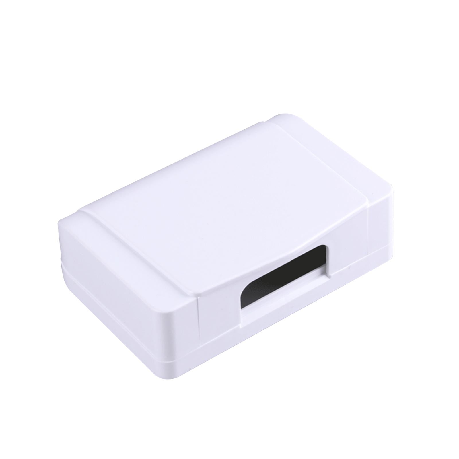 Socket Waterproof Box Electrical Outlet Cover for Workshop Restaurant White