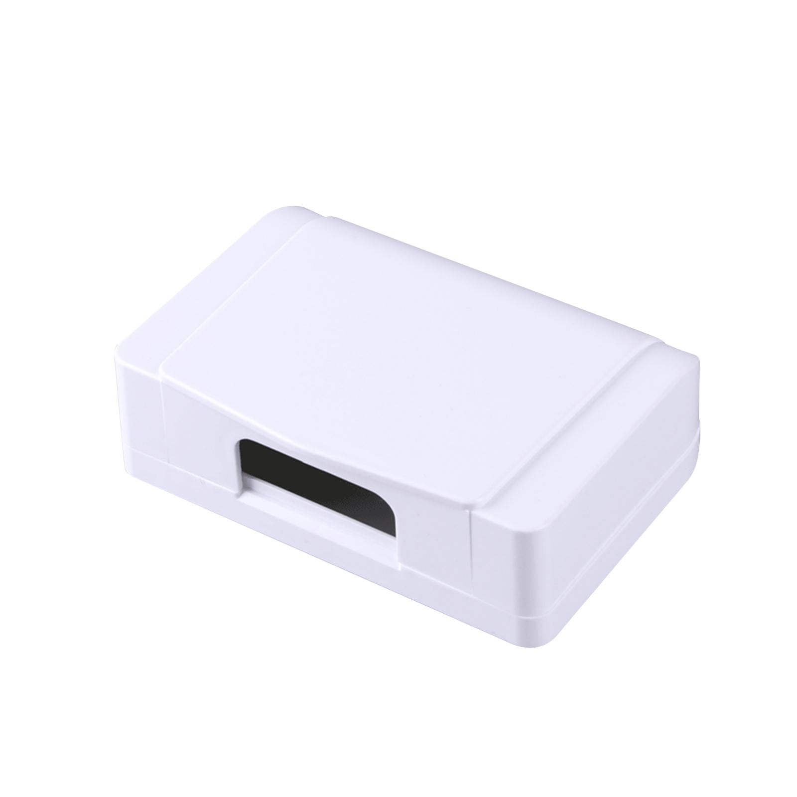 Socket Waterproof Box Electrical Outlet Cover for Workshop Restaurant White