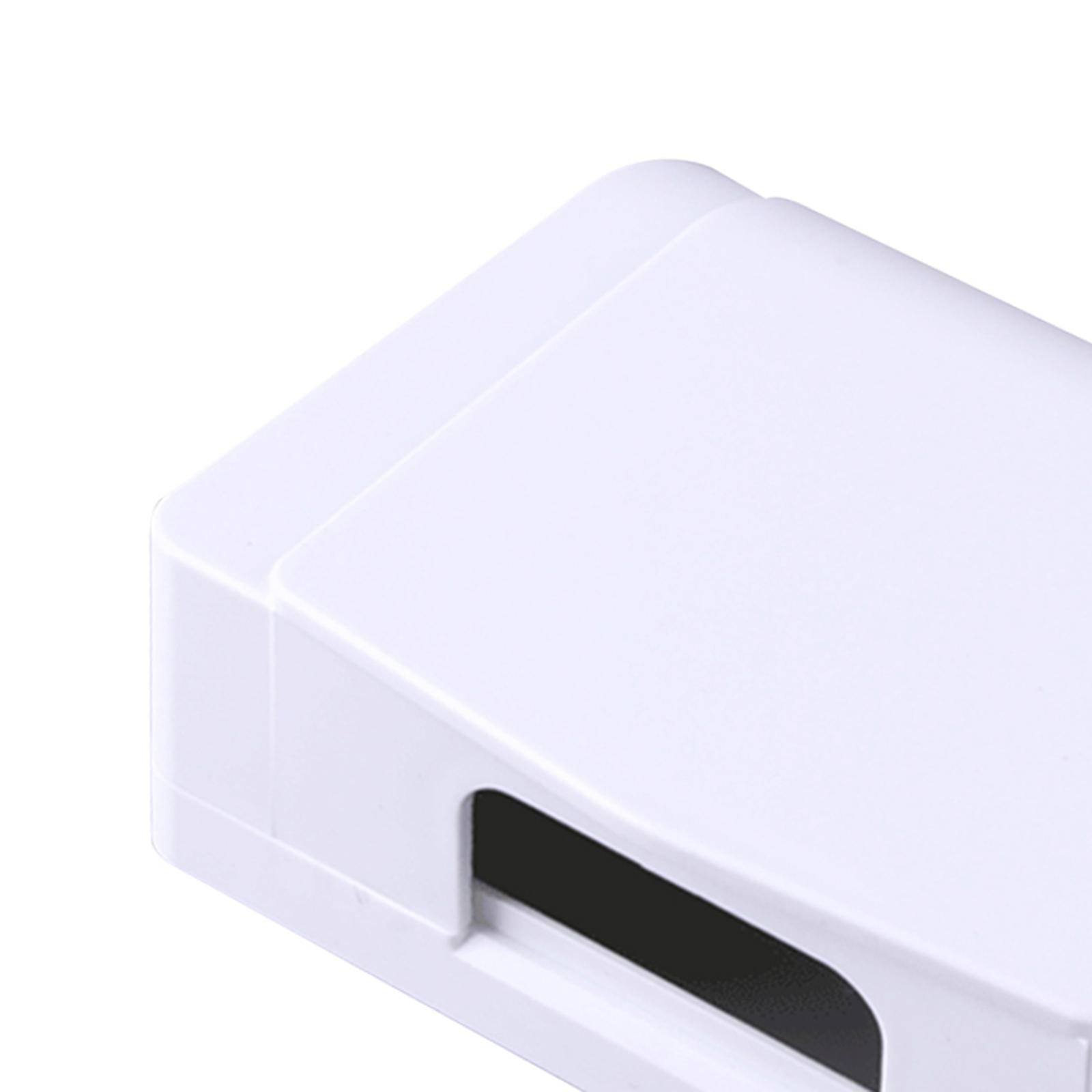 Socket Waterproof Box Electrical Outlet Cover for Workshop Restaurant White