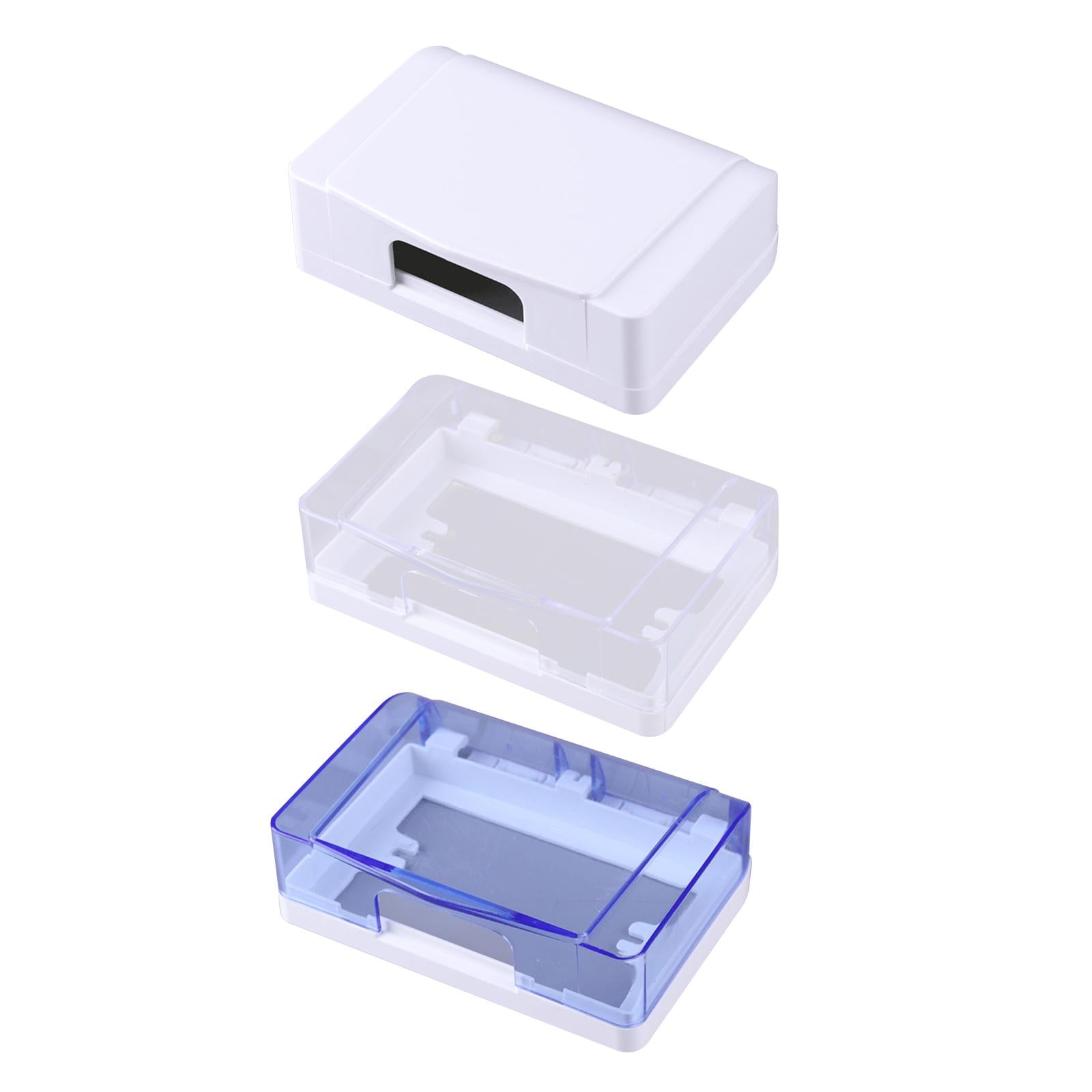 Socket Waterproof Box Electrical Outlet Cover for Workshop Restaurant White